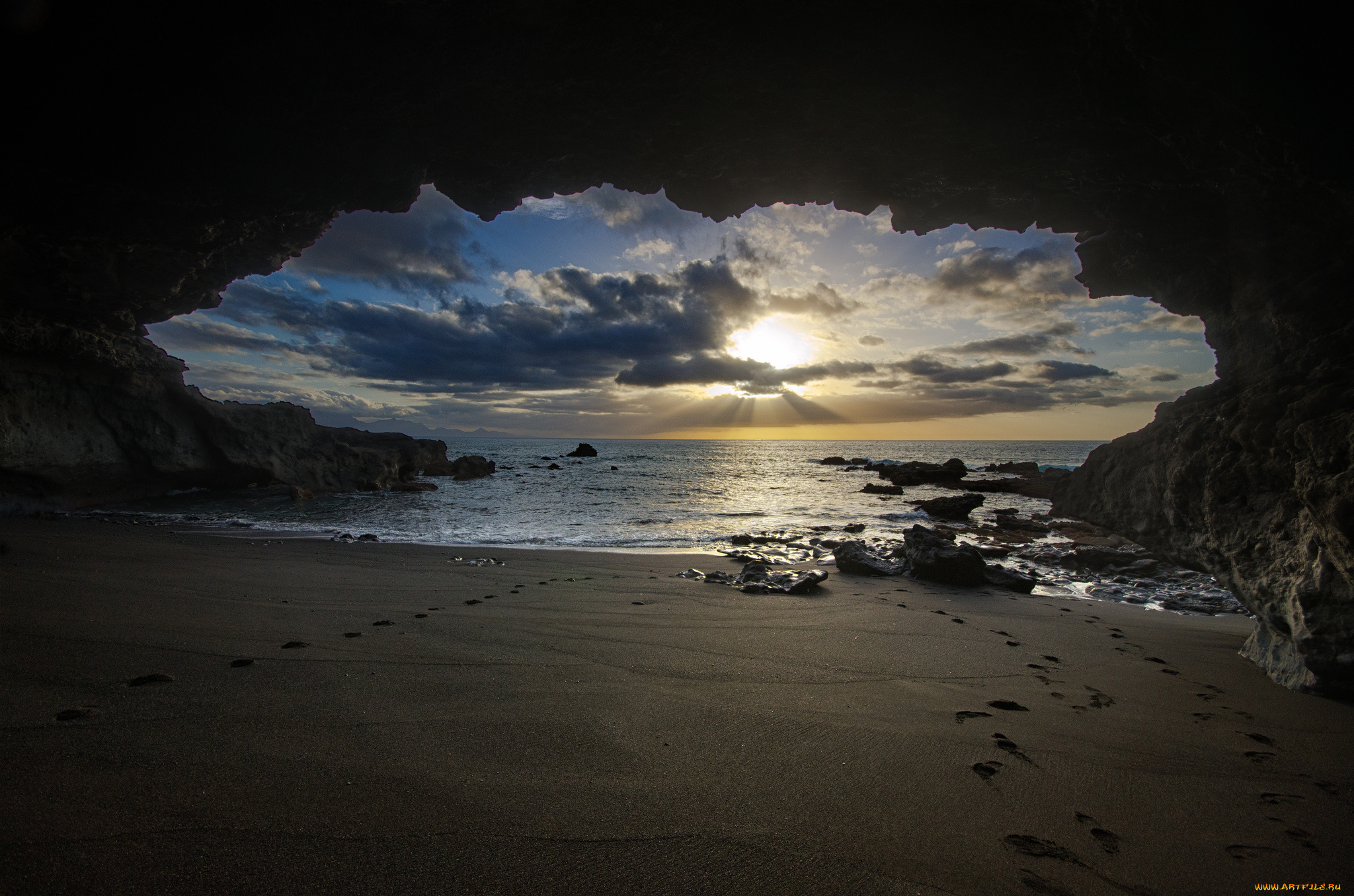 природа, побережье, берег, море