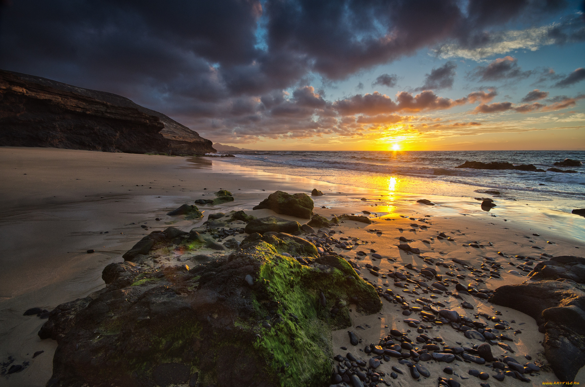 природа, побережье, берег, море