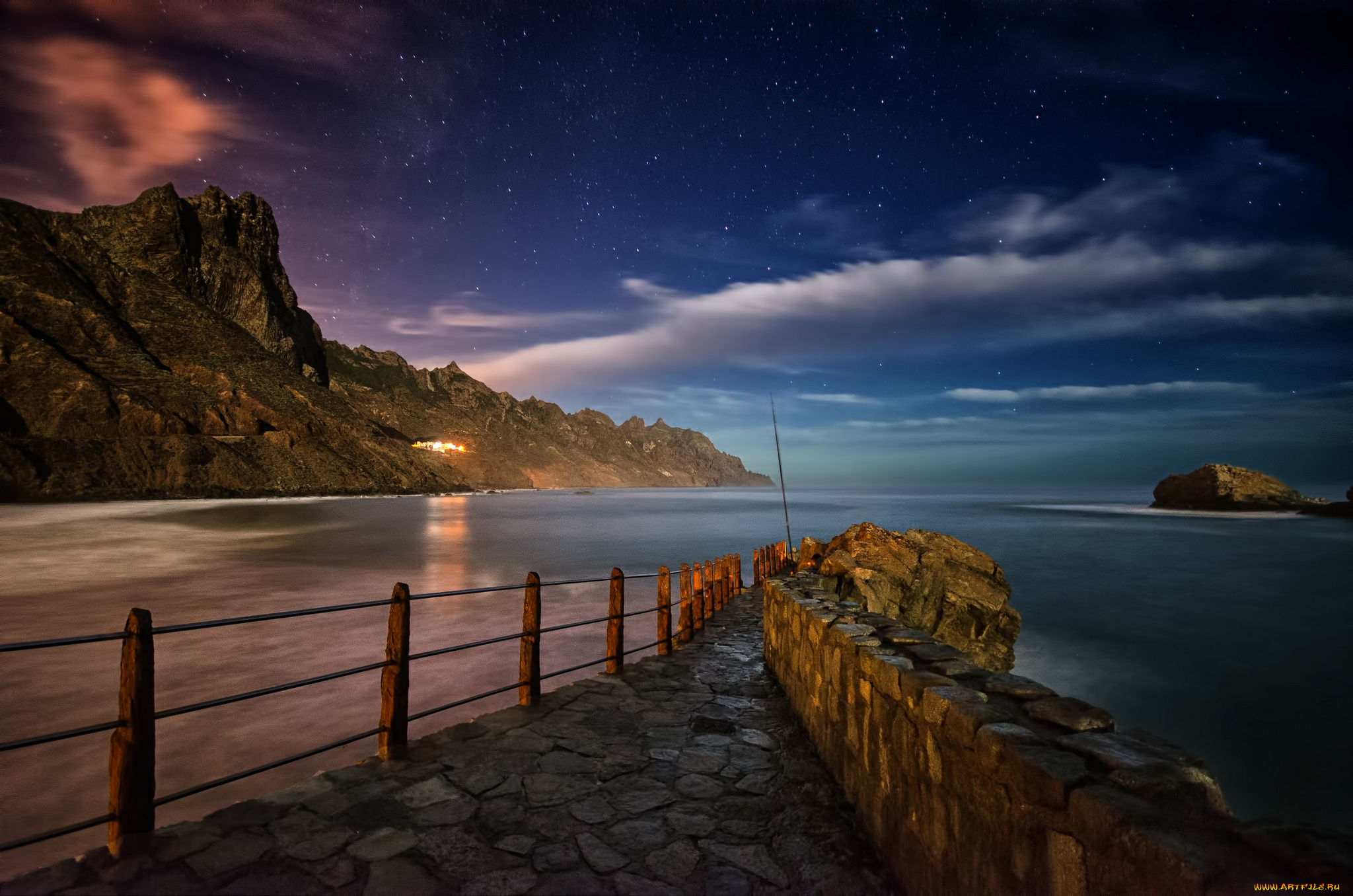 природа, побережье, море, берег