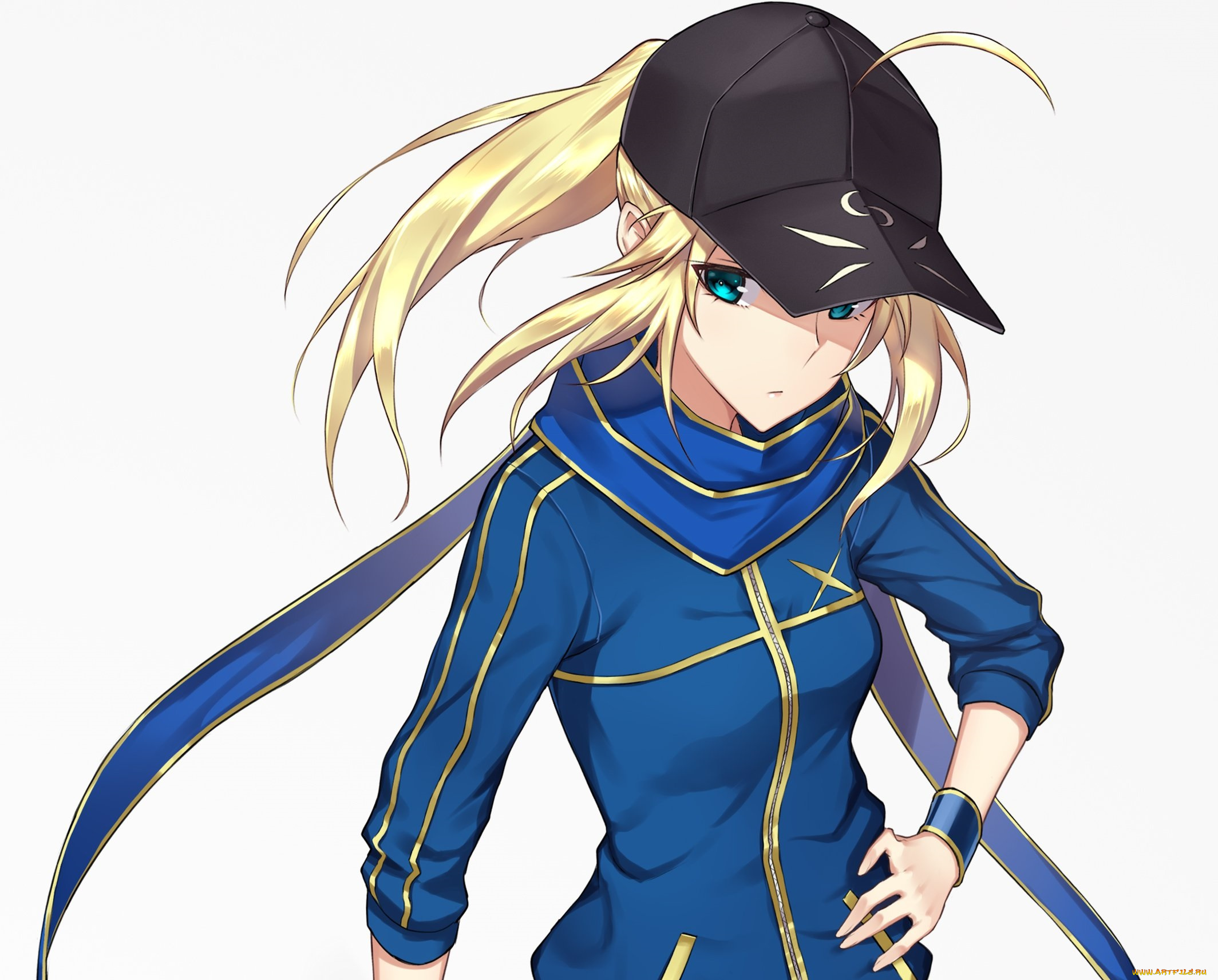 аниме, fate, stay, night, девушка