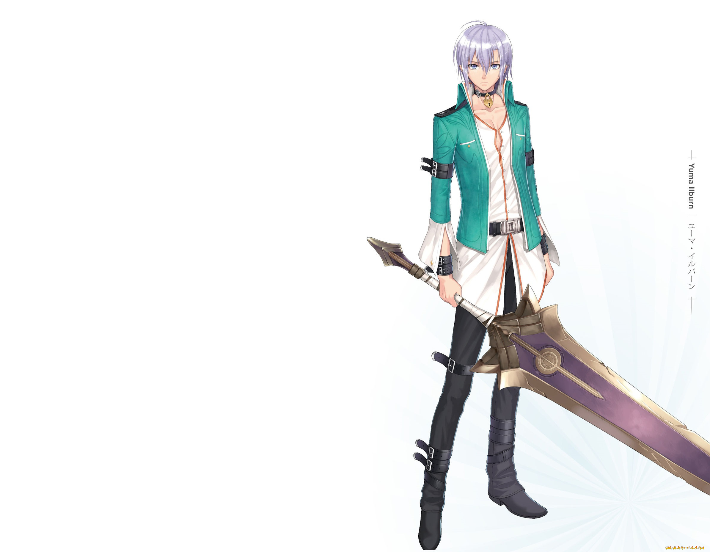 аниме, shining, resonance, меч, парень