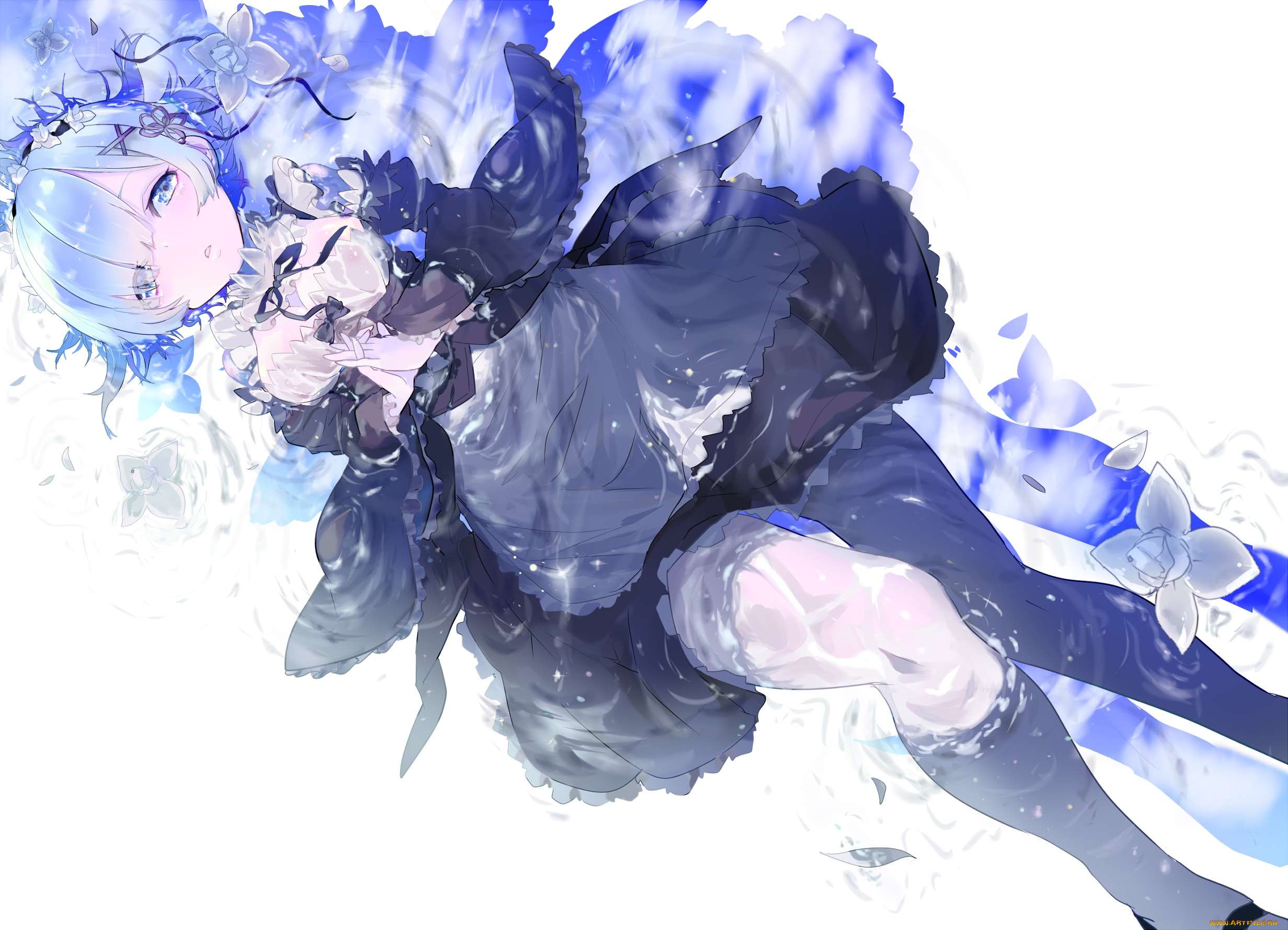 аниме, re, , zero, kara, hajimeru, isekai, seikatsu, девушка