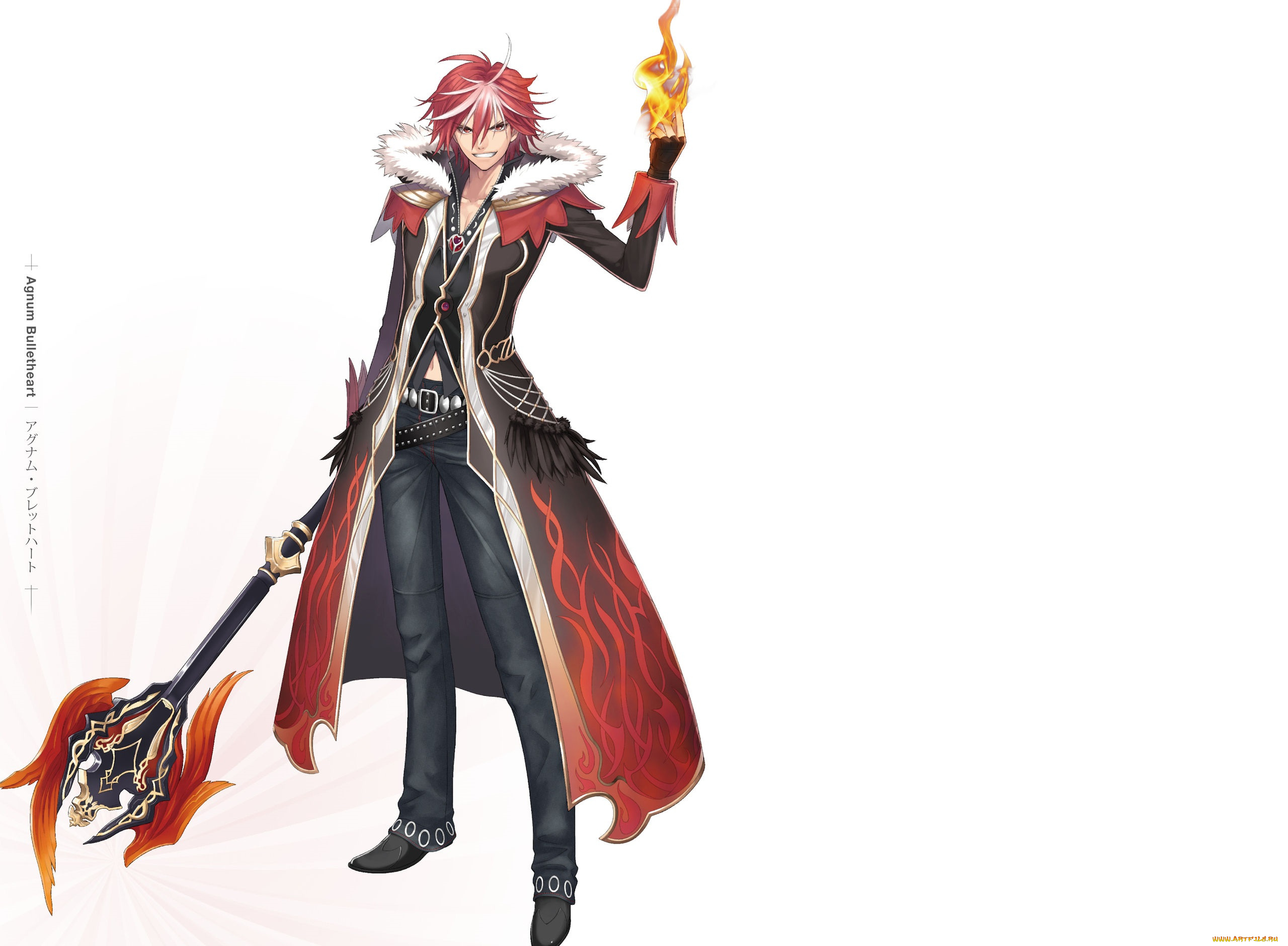 аниме, shining, resonance, оружие, парень