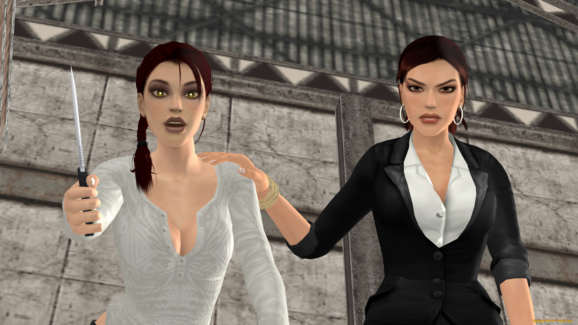 3д, графика, фантазия, , fantasy, фон, взгляд, девушки