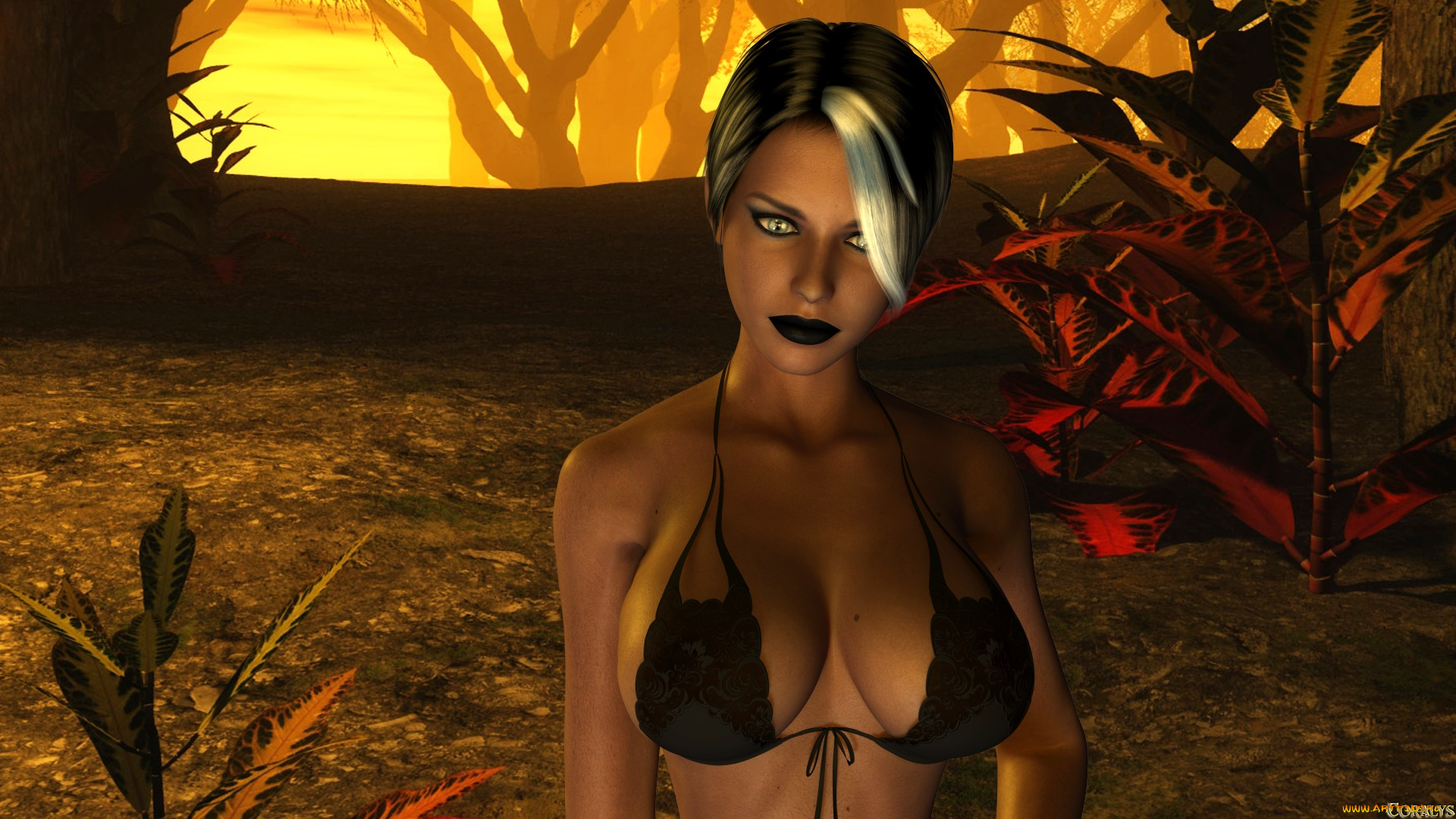 3д, графика, люди, , people, фон, взгляд, девушка