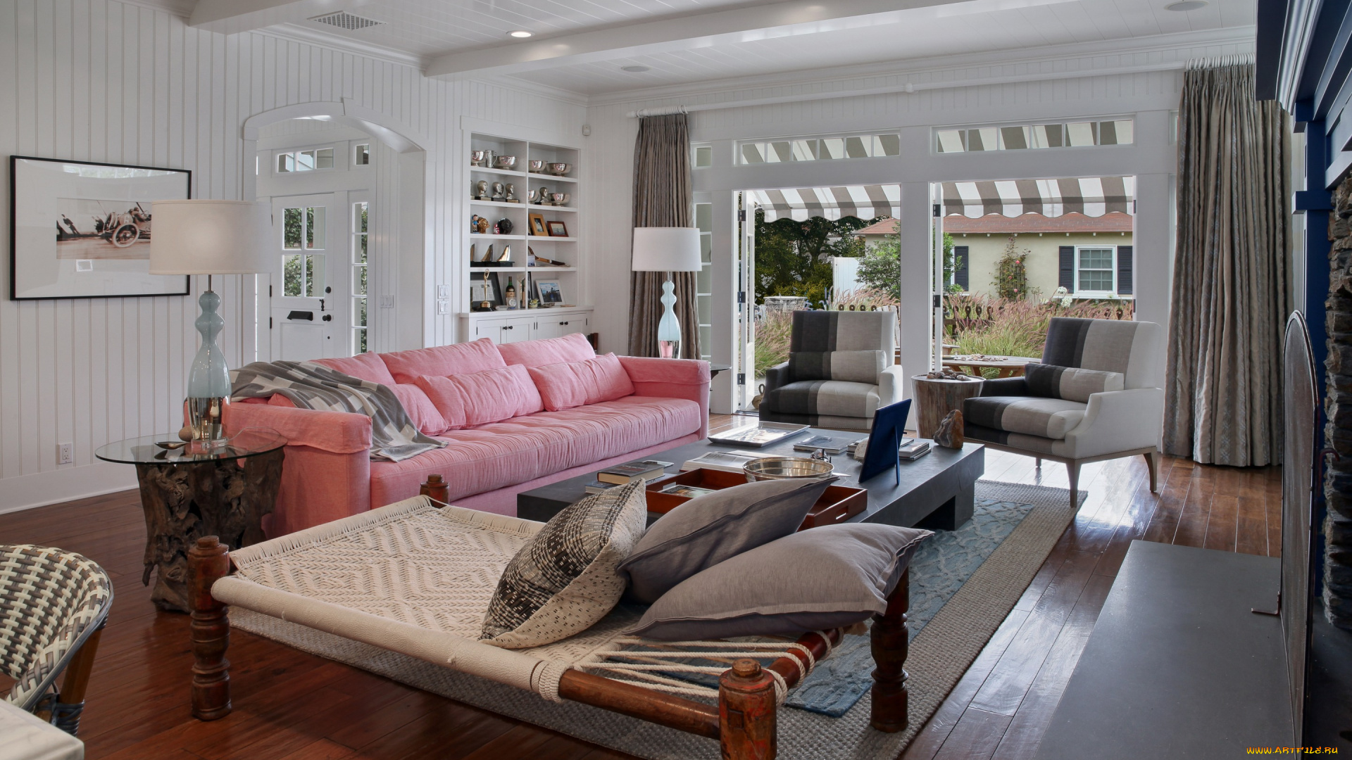 интерьер, гостиная, комната, дизайн, подушки, диван