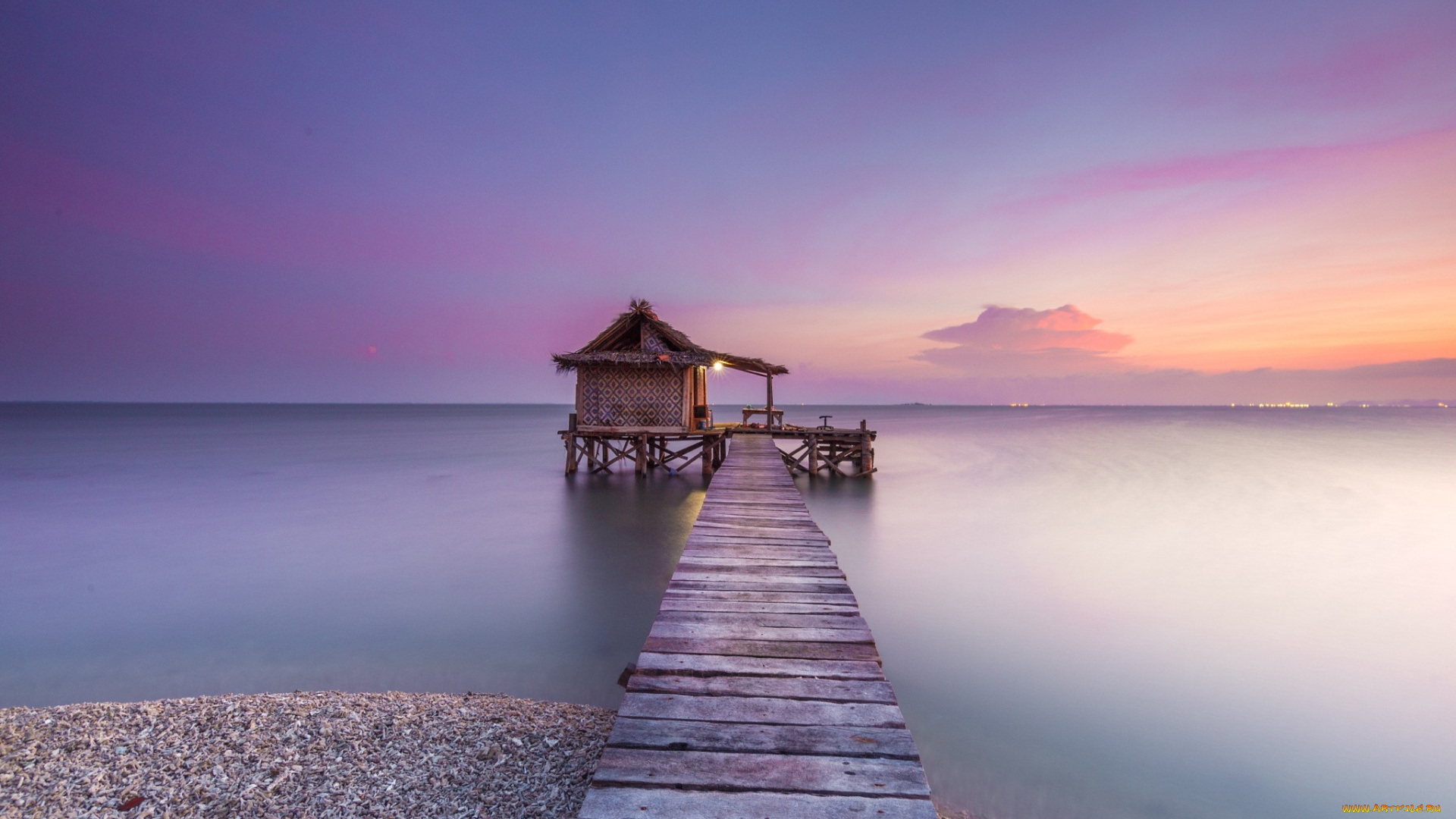 природа, моря, океаны, небо, мосты, море, дома