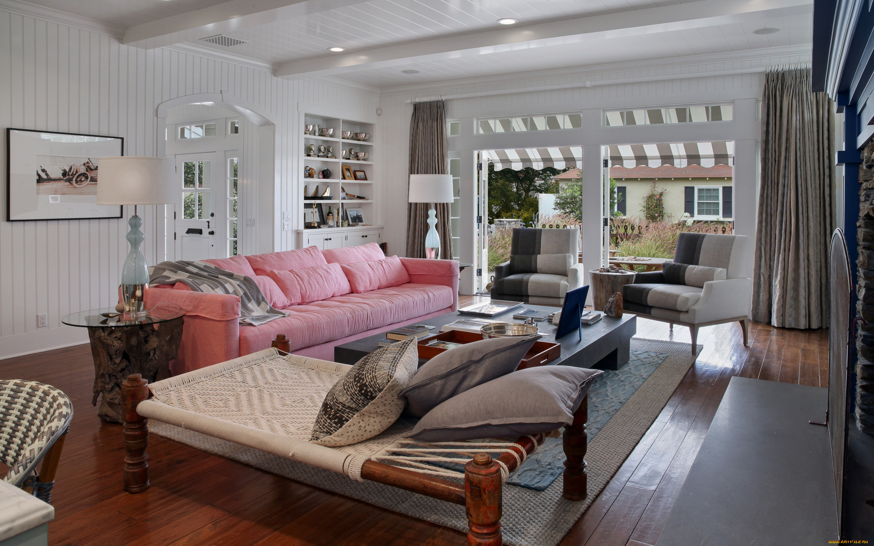 интерьер, гостиная, комната, дизайн, подушки, диван