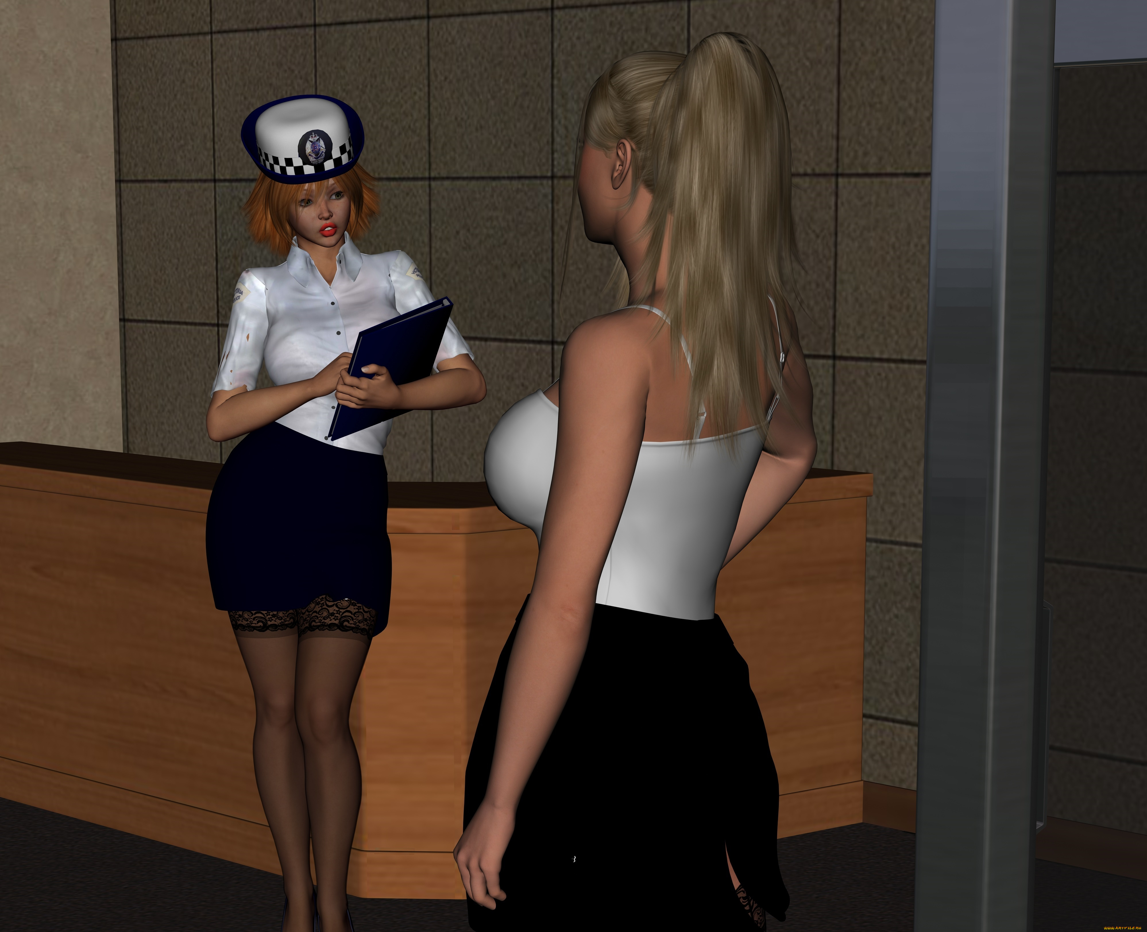 carabinieri, 3д, графика, фантазия, , fantasy, фон, взгляд, девушки