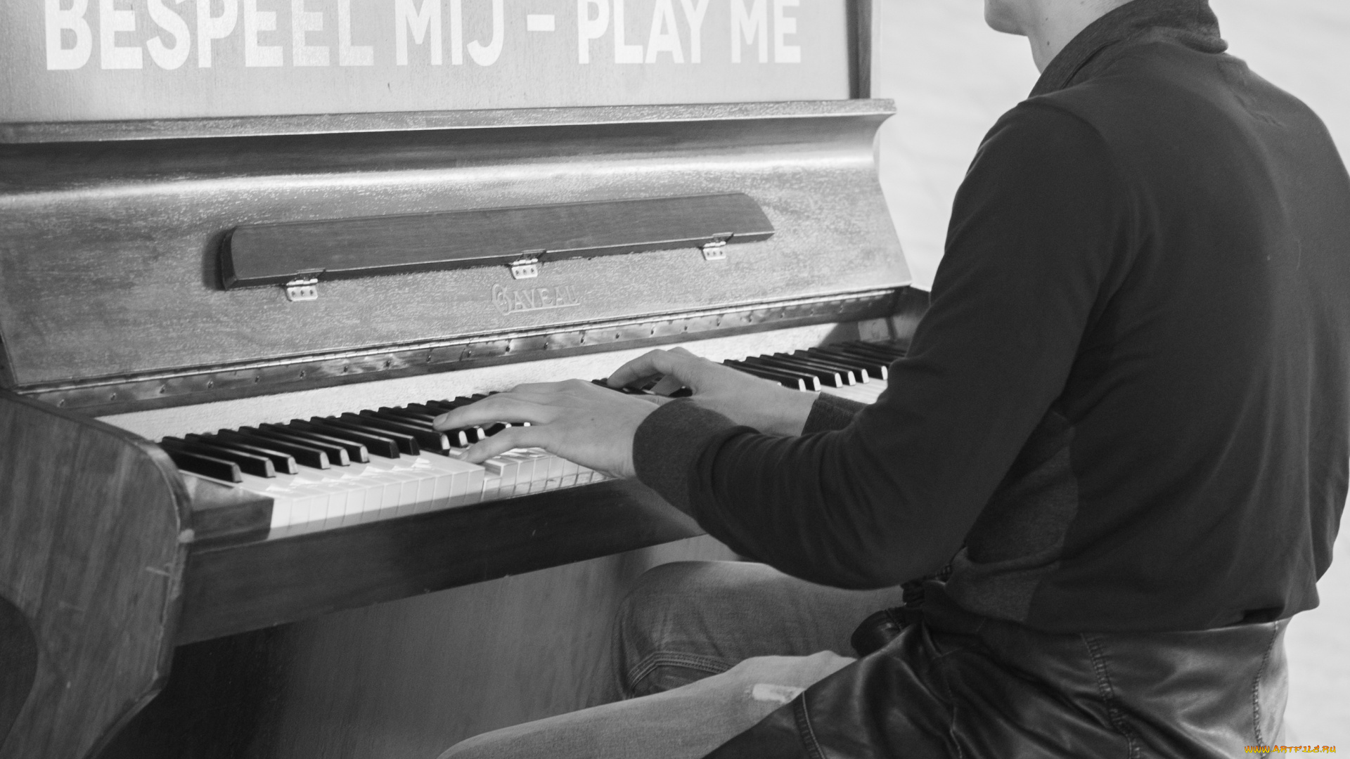 музыка, -другое, пианино, мужчина