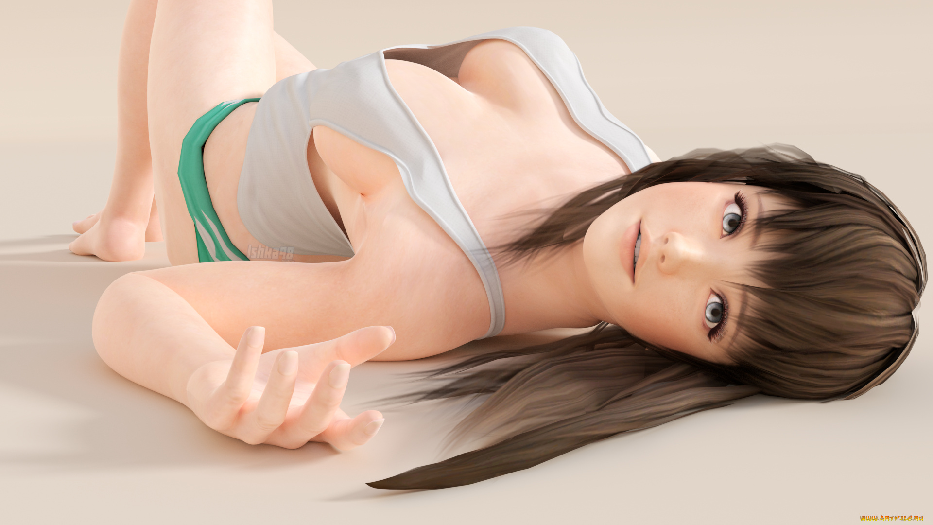 3д, графика, люди, , people, фон, взгляд, девушка