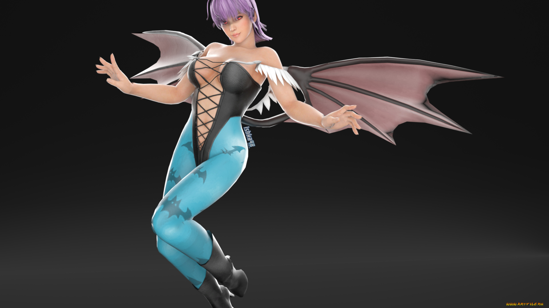 3д, графика, существа, , creatures, фон, взгляд, девушка