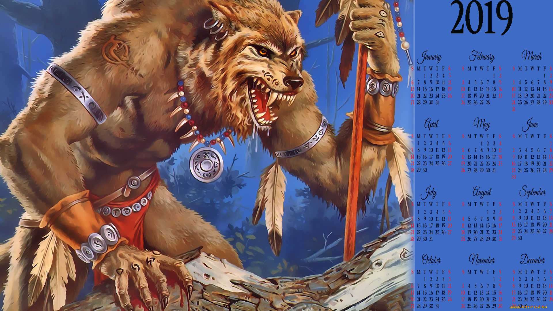 календари, фэнтези, кулон, животное, calendar, украшение, существо