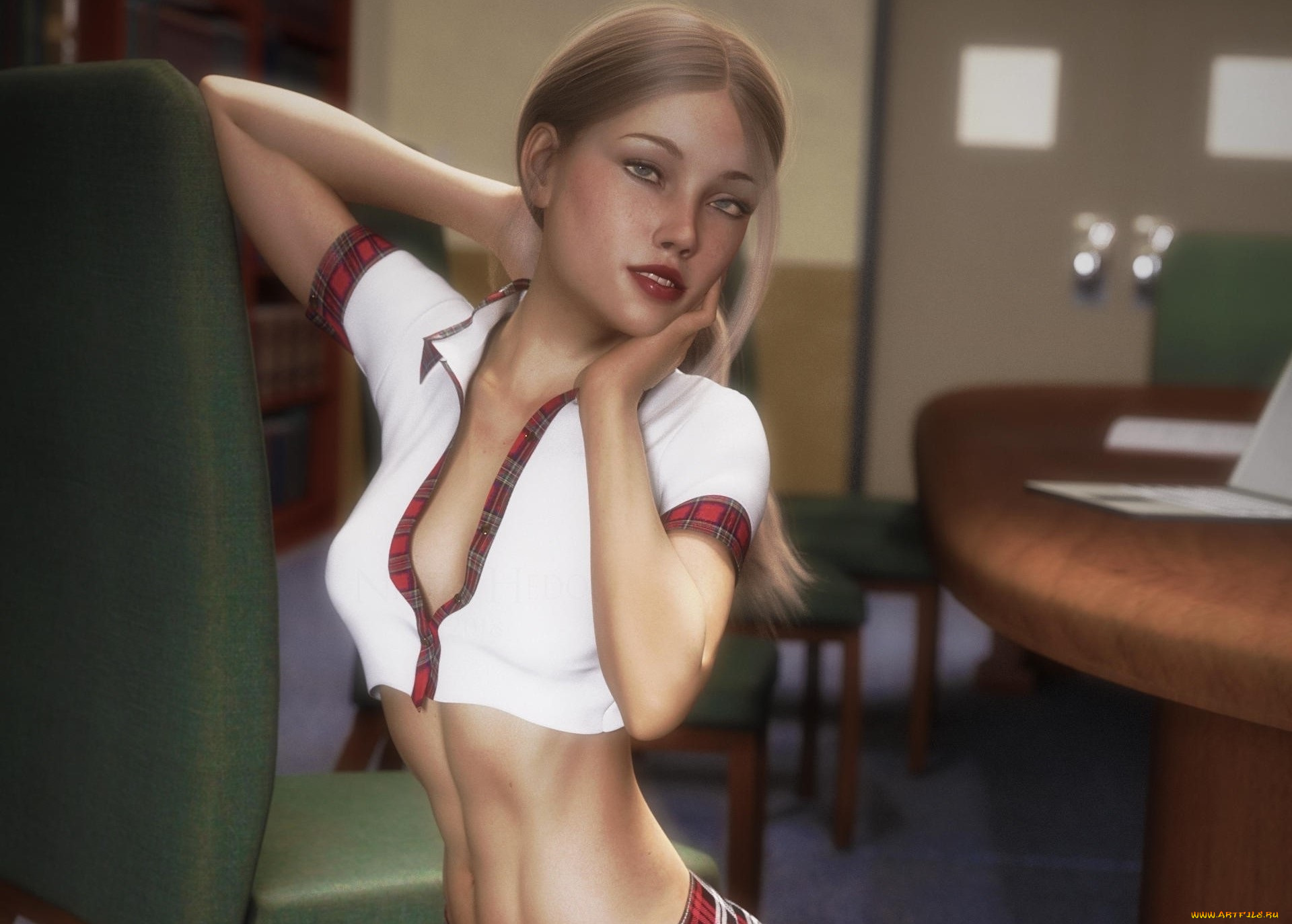 3д, графика, люди, , people, фон, взгляд, девушка