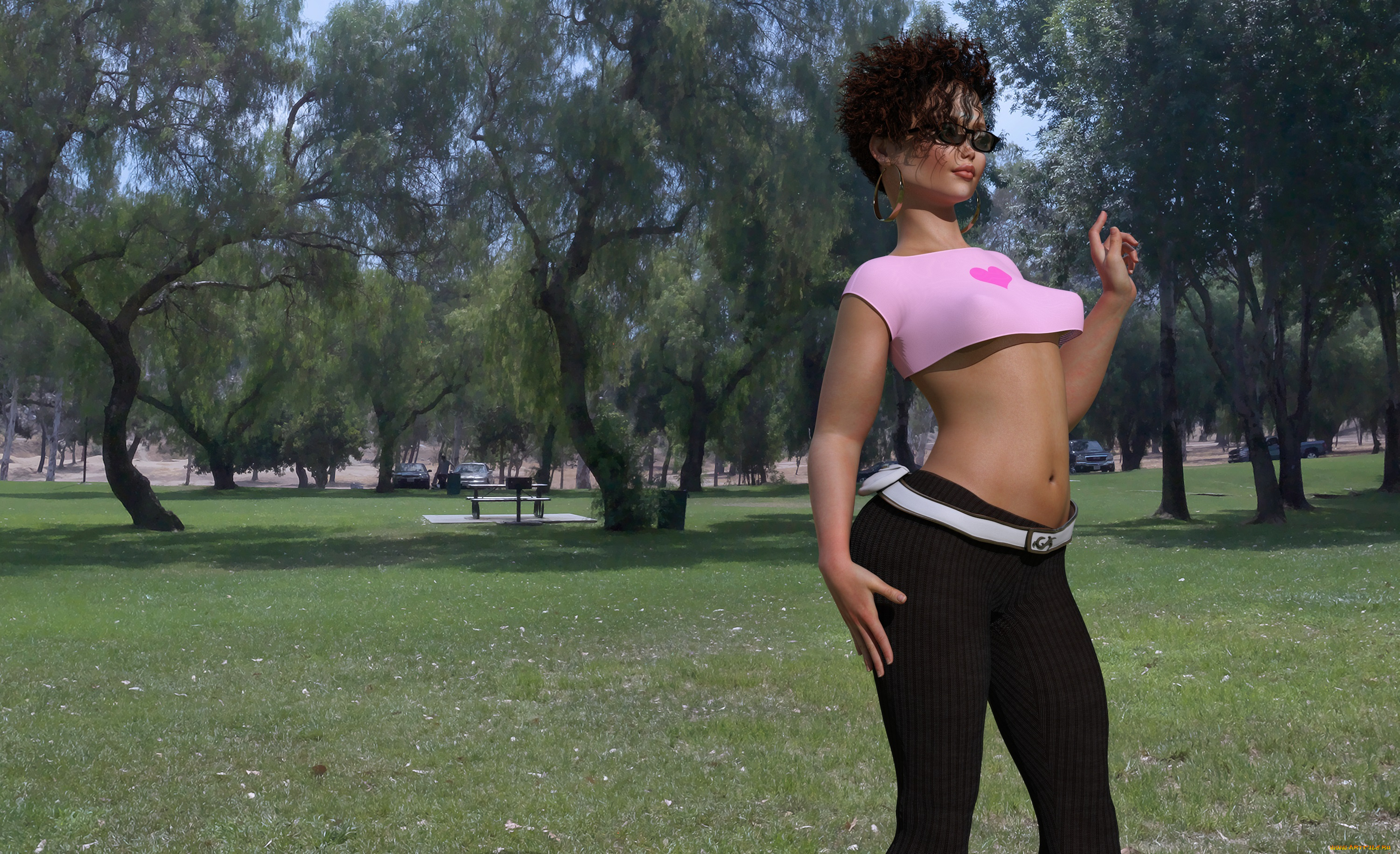 3д, графика, люди, , people, фон, взгляд, девушка