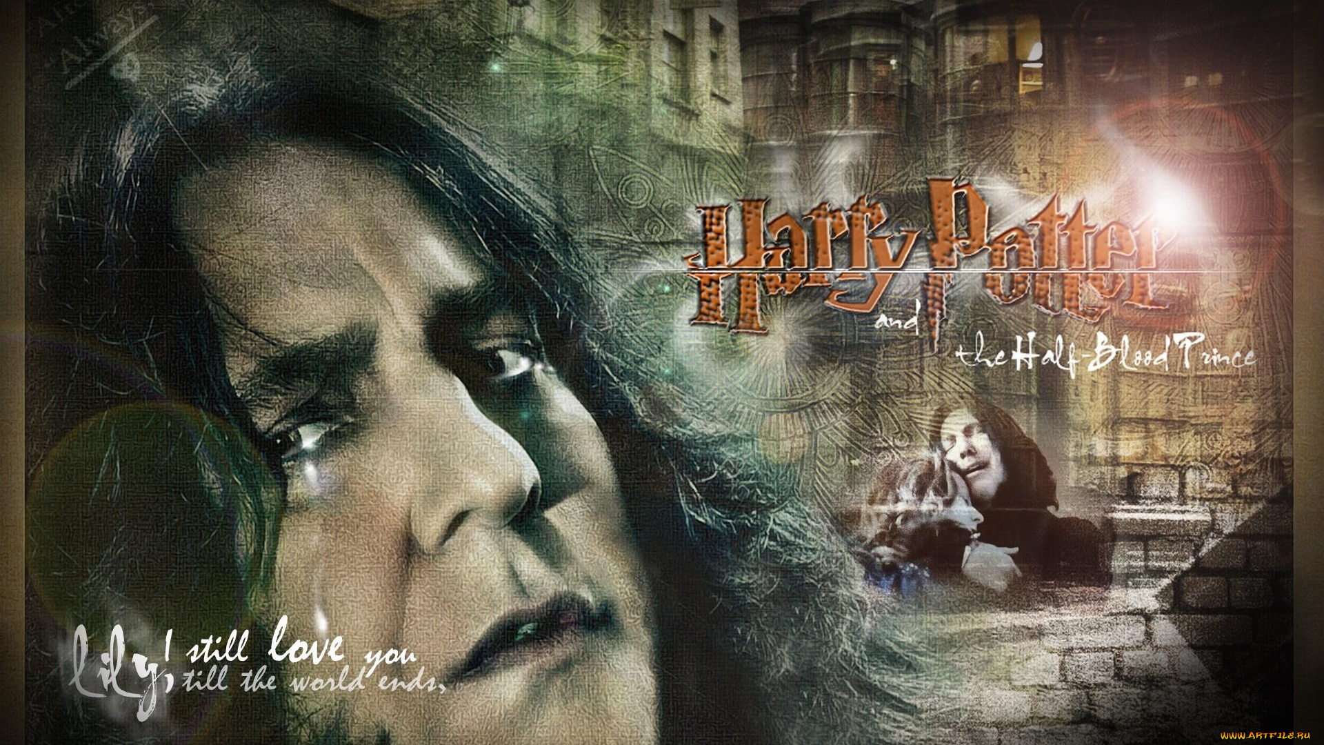 кино, фильмы, harry, potter, and, the, half-blood, prince, северус, снейп, зельевар, лицо, слезы, лили, замок