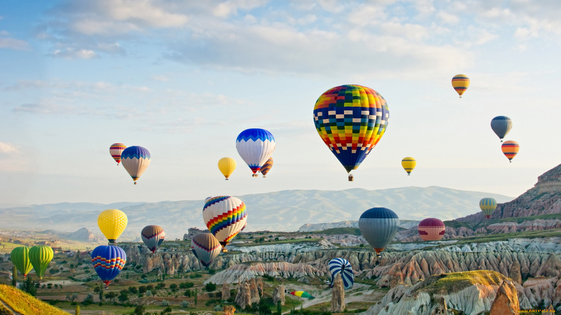 авиация, воздушные, шары, дирижабли, небо, облака, воздушные, шары, полет