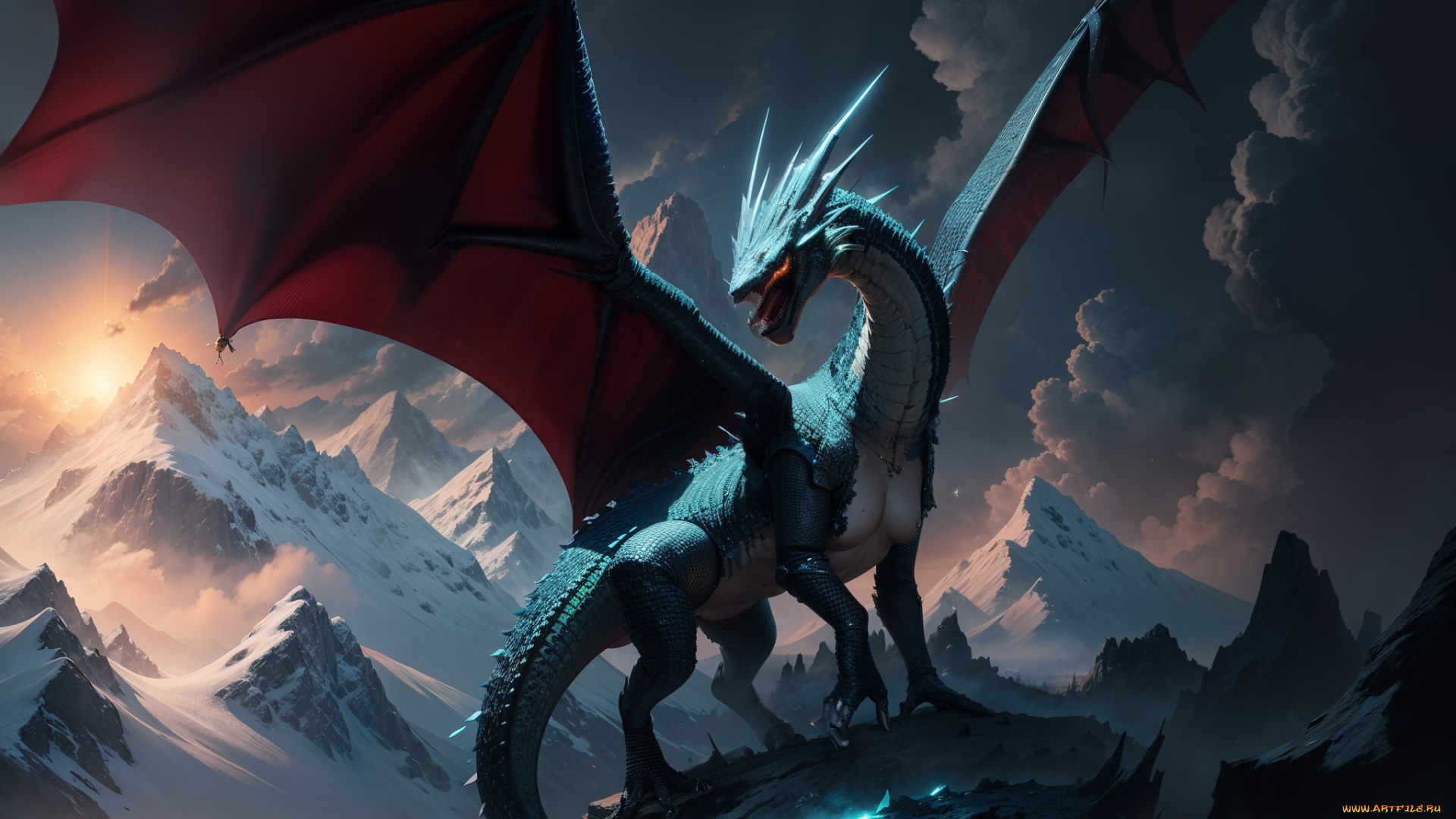 фэнтези, драконы, нейросети, графика, нейроарт, ai, art, нейронные, сети, рисунки, нейро, искусство, дракон