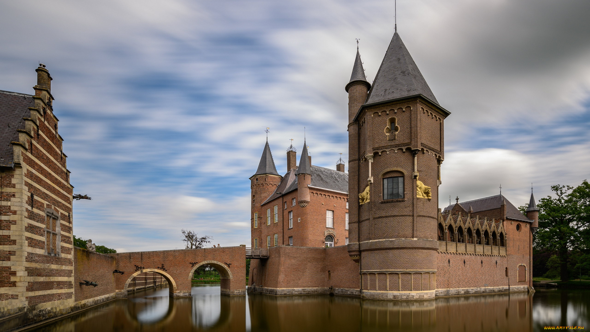 heeswijk, castle, netherlands, города, замки, нидерландов, heeswijk, castle
