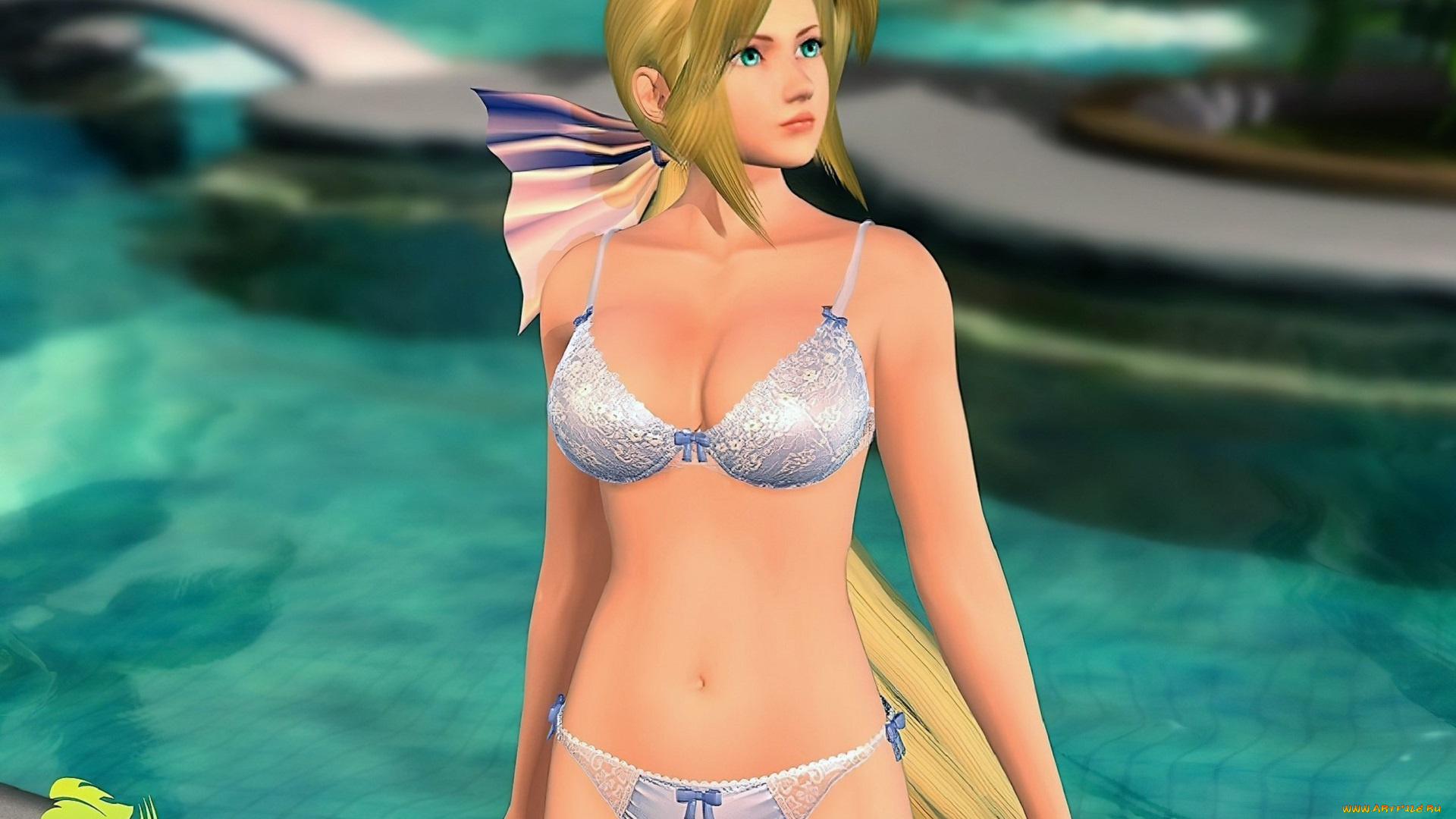 видео, игры, dead, or, alive, , xtreme, 2, девушка, белье, бассейн