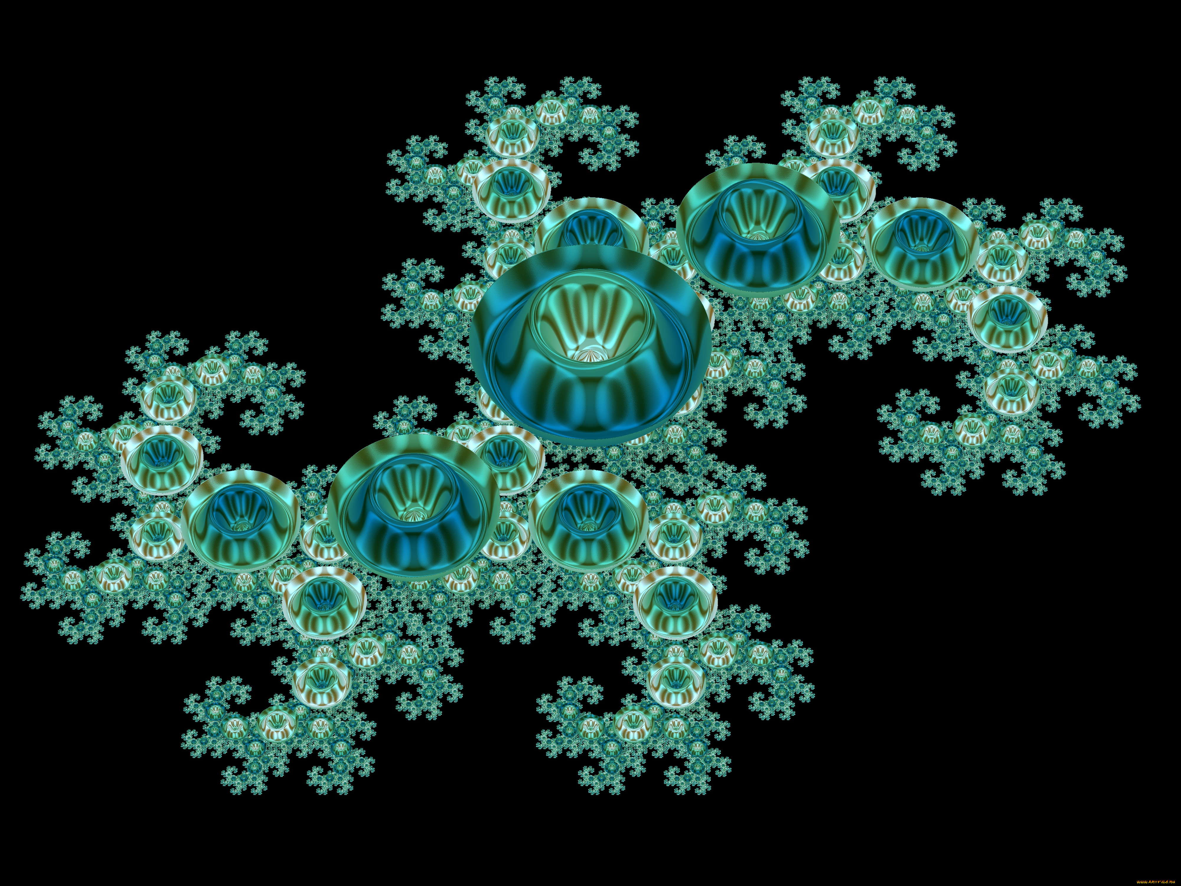 3д, графика, фракталы, , fractal, объект