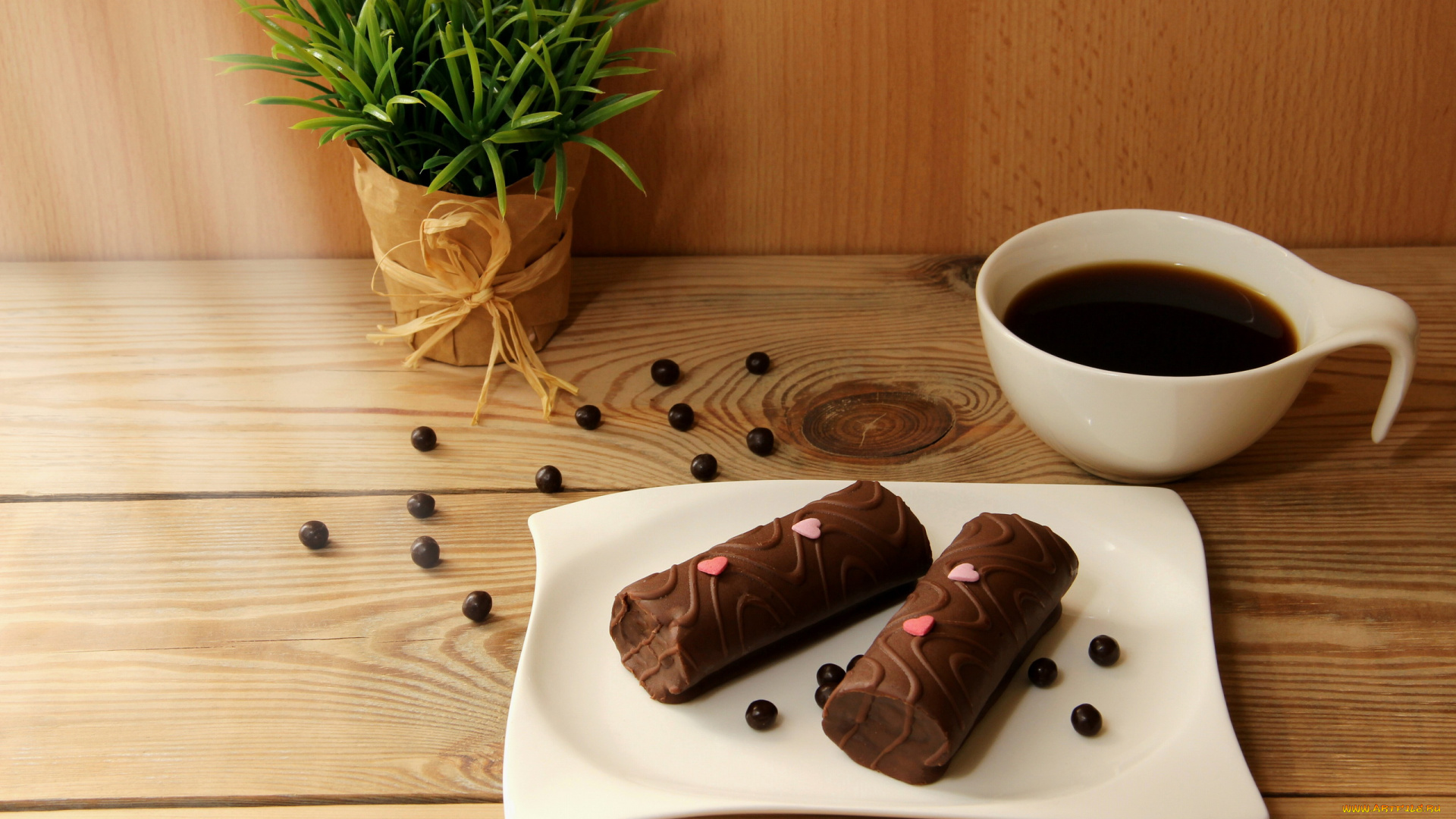 еда, пироги, драже, пирожные, шоколадные, кофе