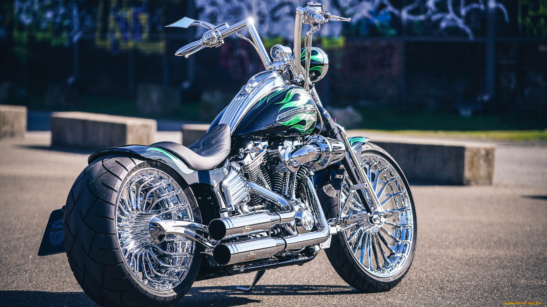 harley, мотоциклы, harley-davidson, thunderbike, customs, мотоцикл, байк