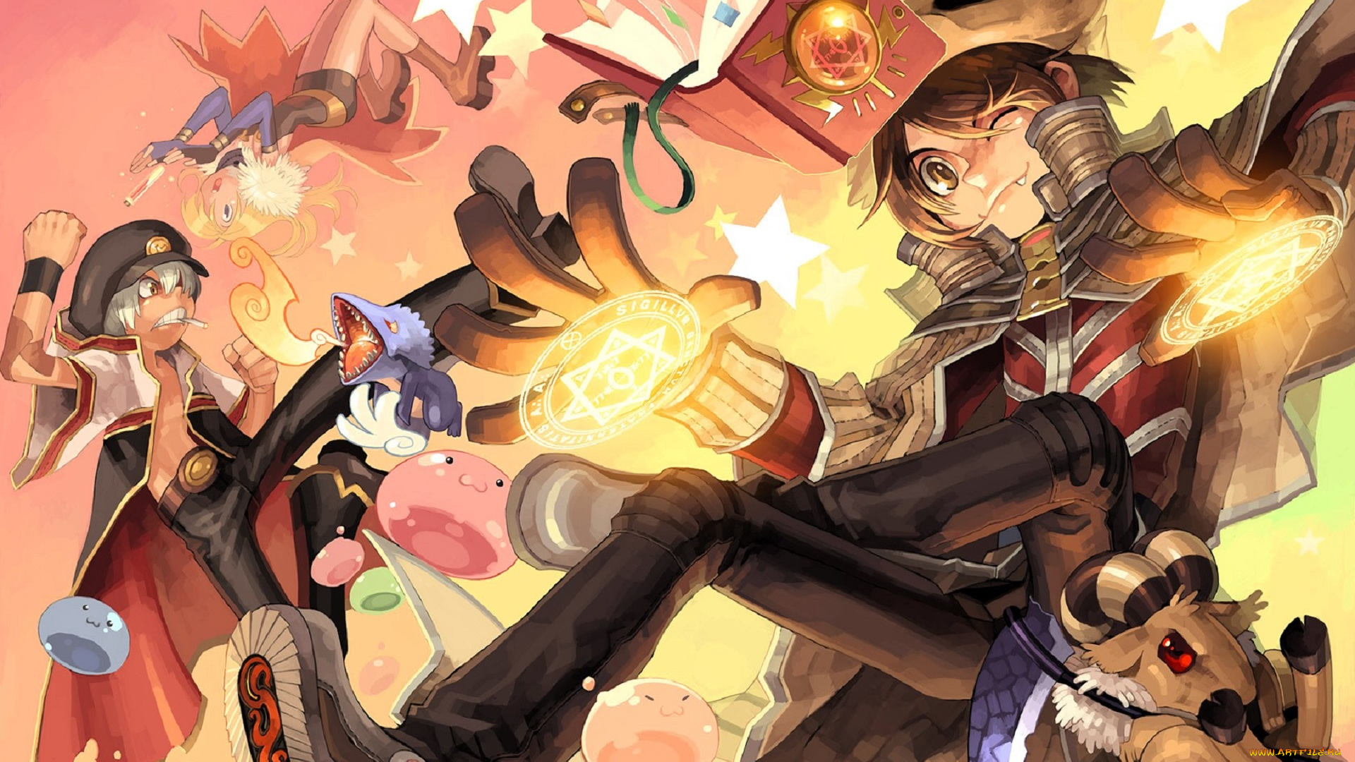 видео, игры, ragnarok, online, персонажи, магия, книга