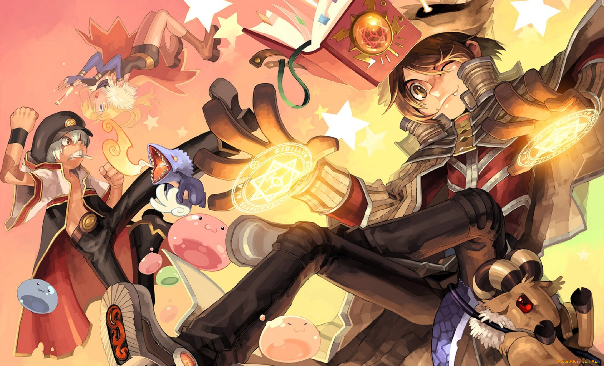 видео, игры, ragnarok, online, персонажи, магия, книга