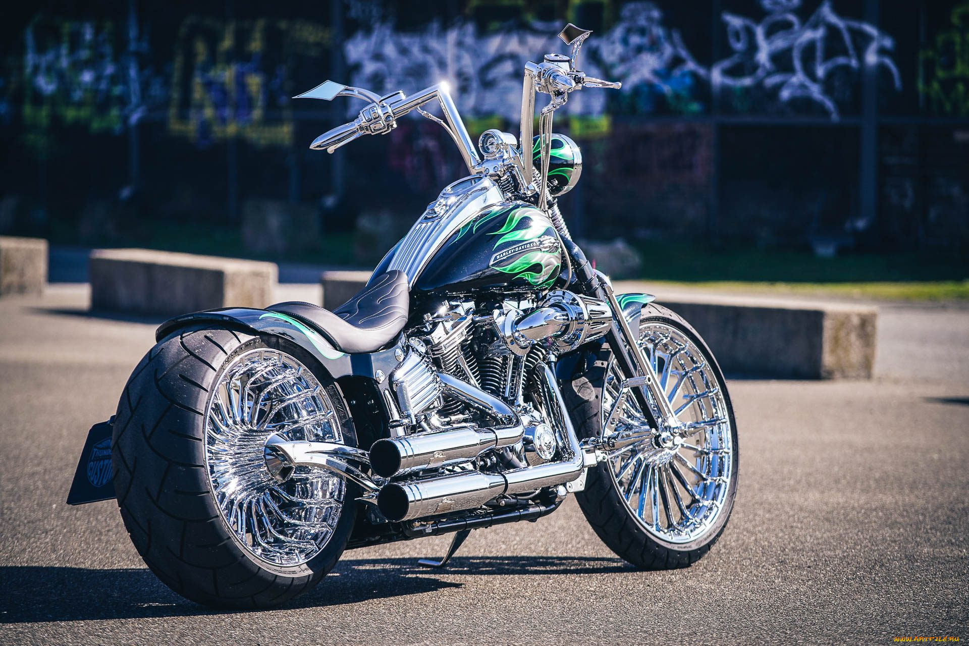 harley, мотоциклы, harley-davidson, thunderbike, customs, мотоцикл, байк