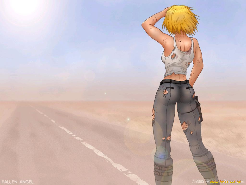 аниме, danger, girl