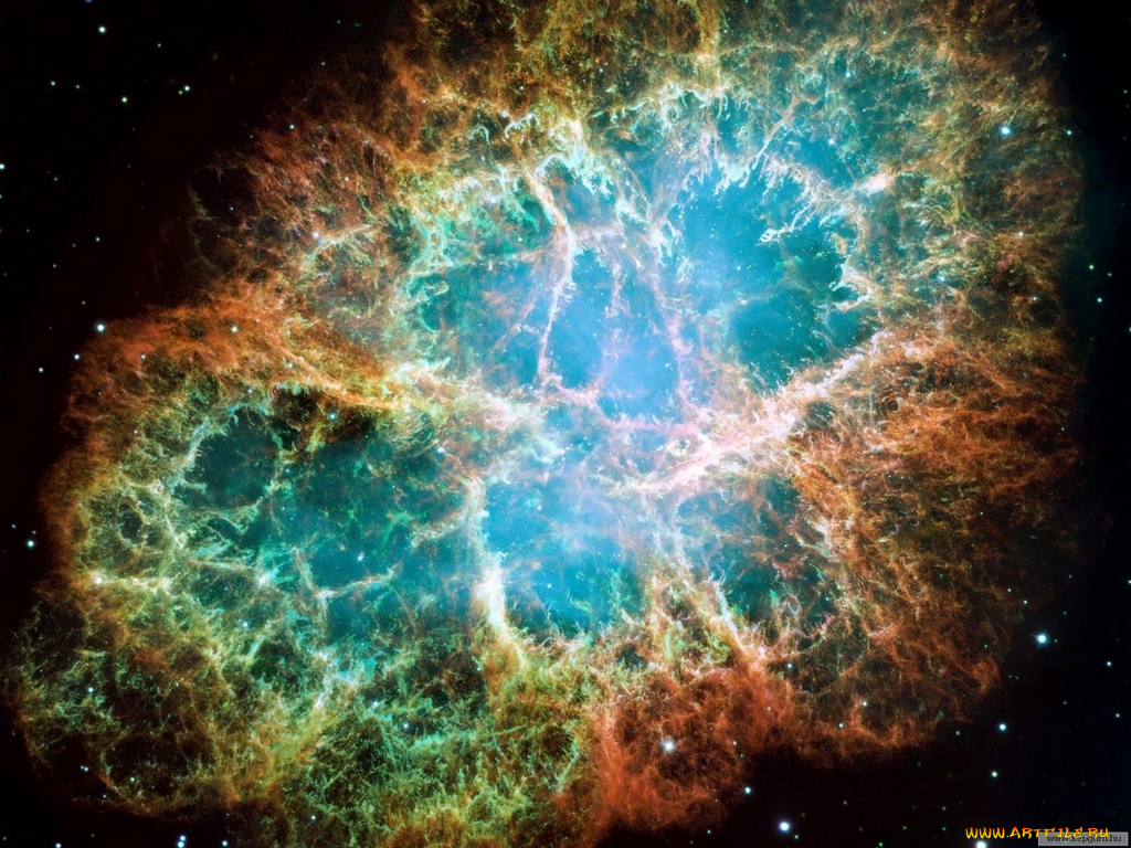 космос, галактики, туманности