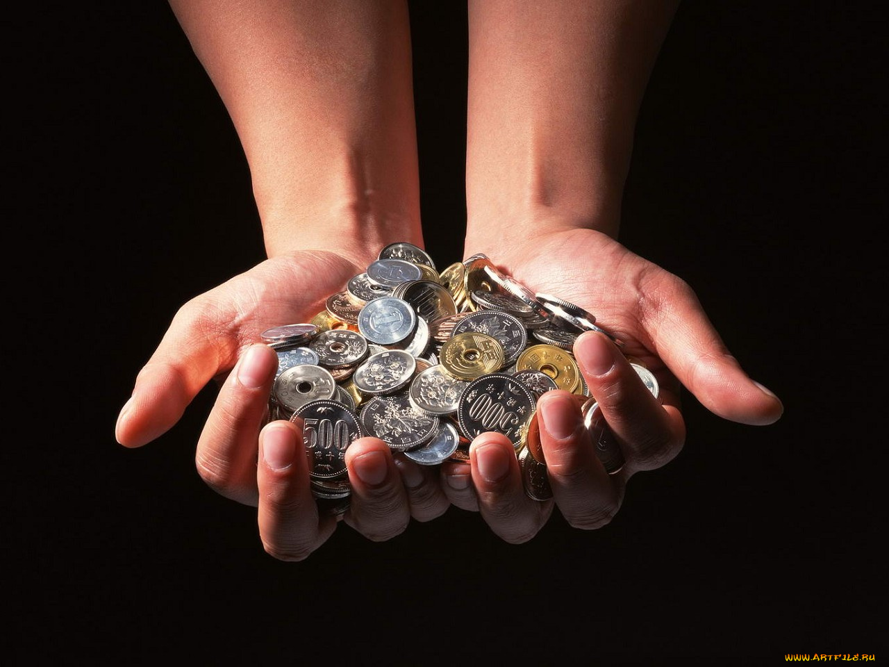 разное, золото, купюры, монеты