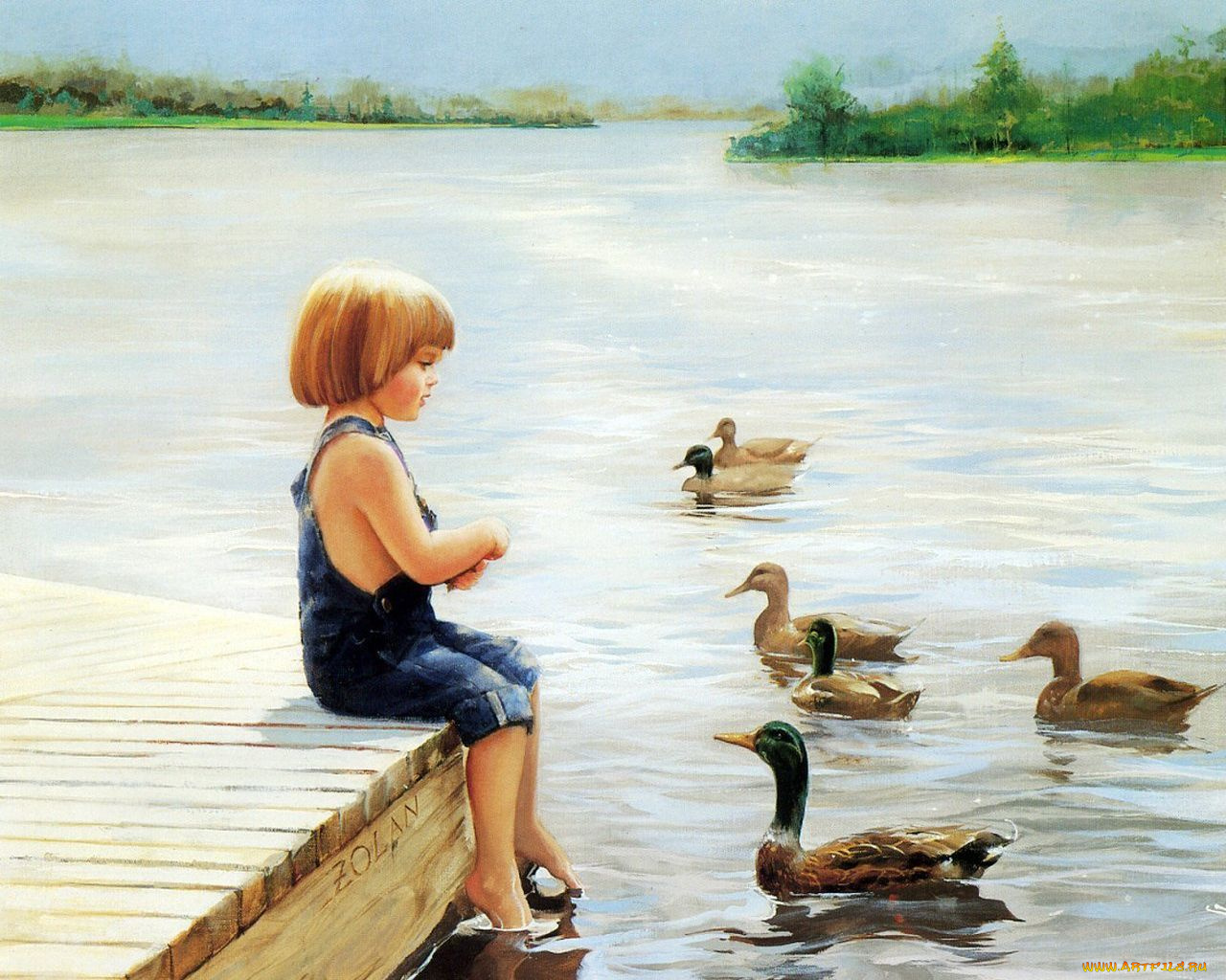 рисованные, дети