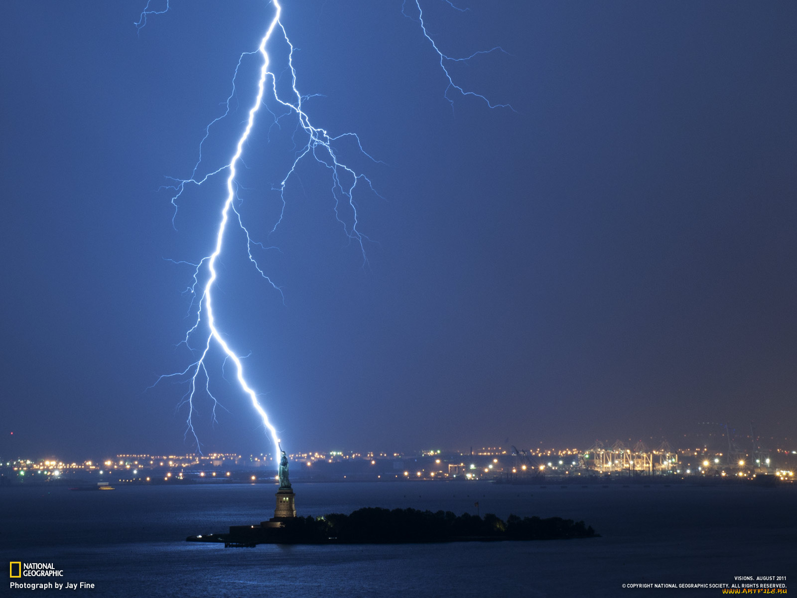 природа, молния, гроза