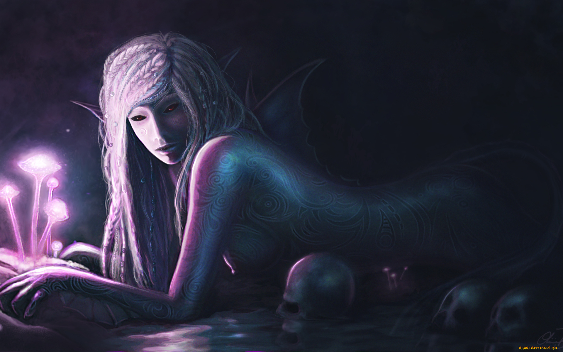 фэнтези, существа, черепа