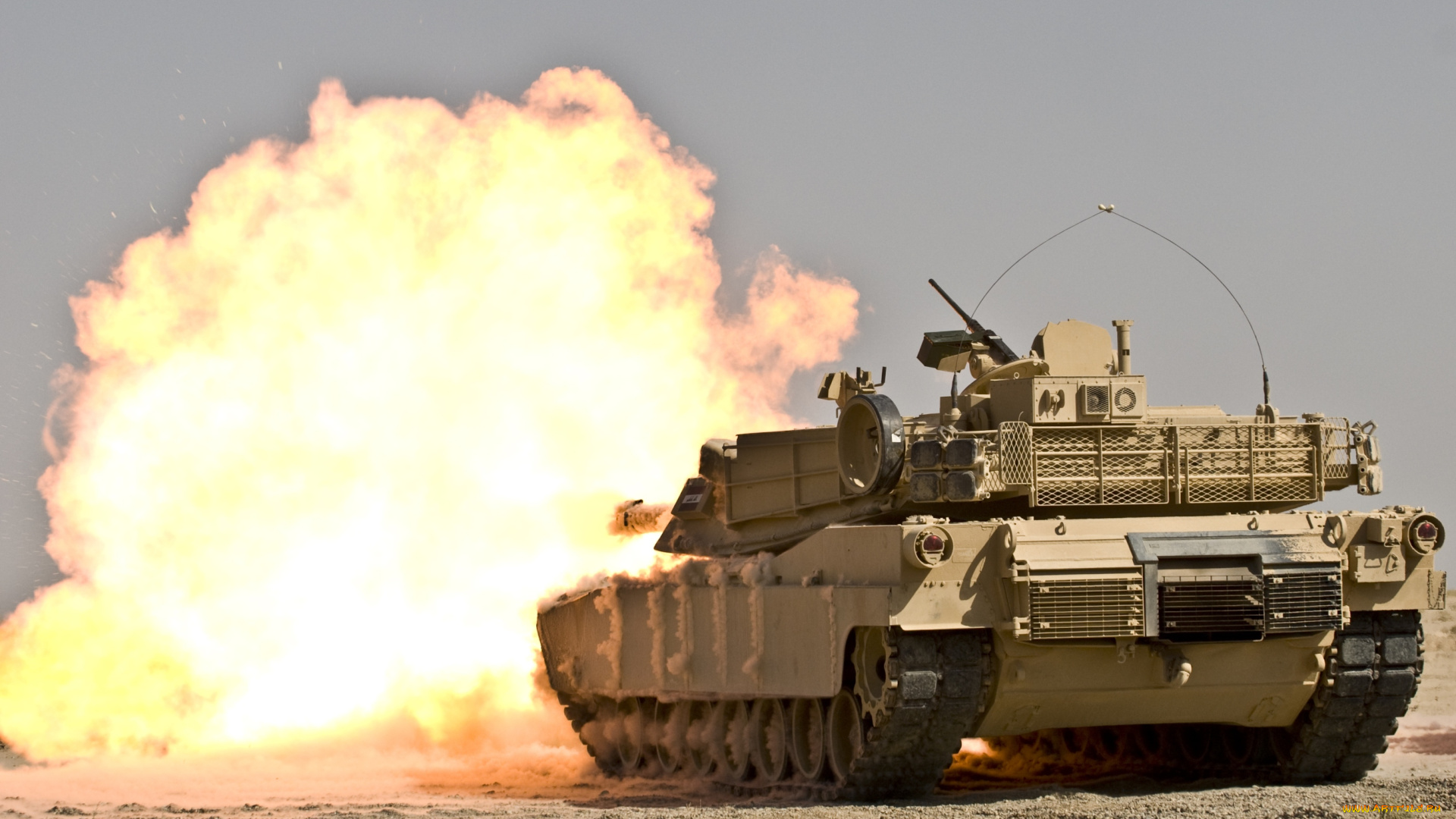 техника, военная, танк, выстрел