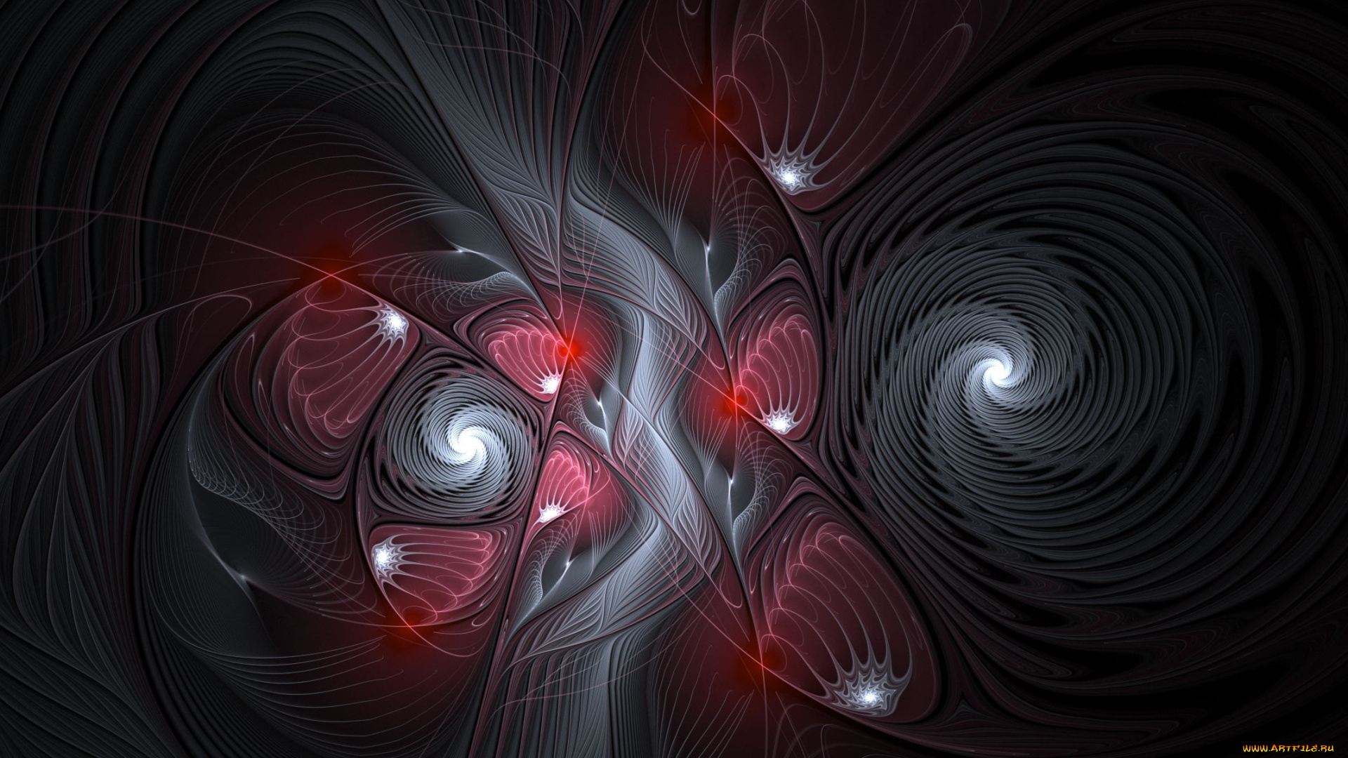 3д, графика, fractal, фракталы, фон, цвета, узор