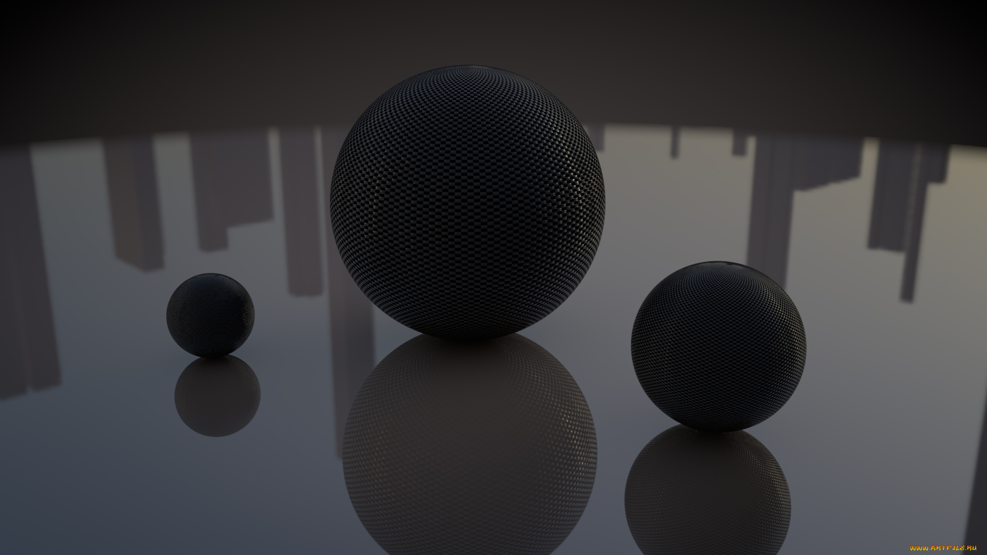 3д, графика, шары