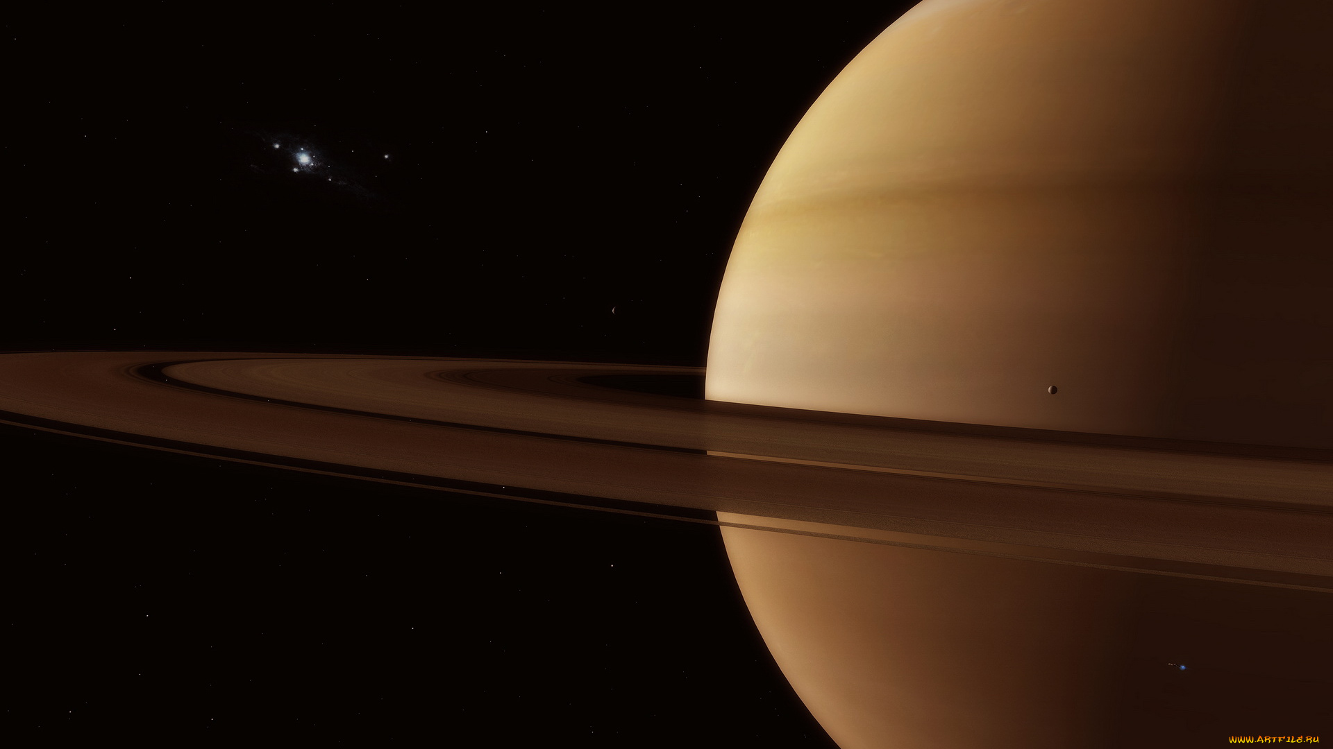 космос, сатурн, планета, кольца