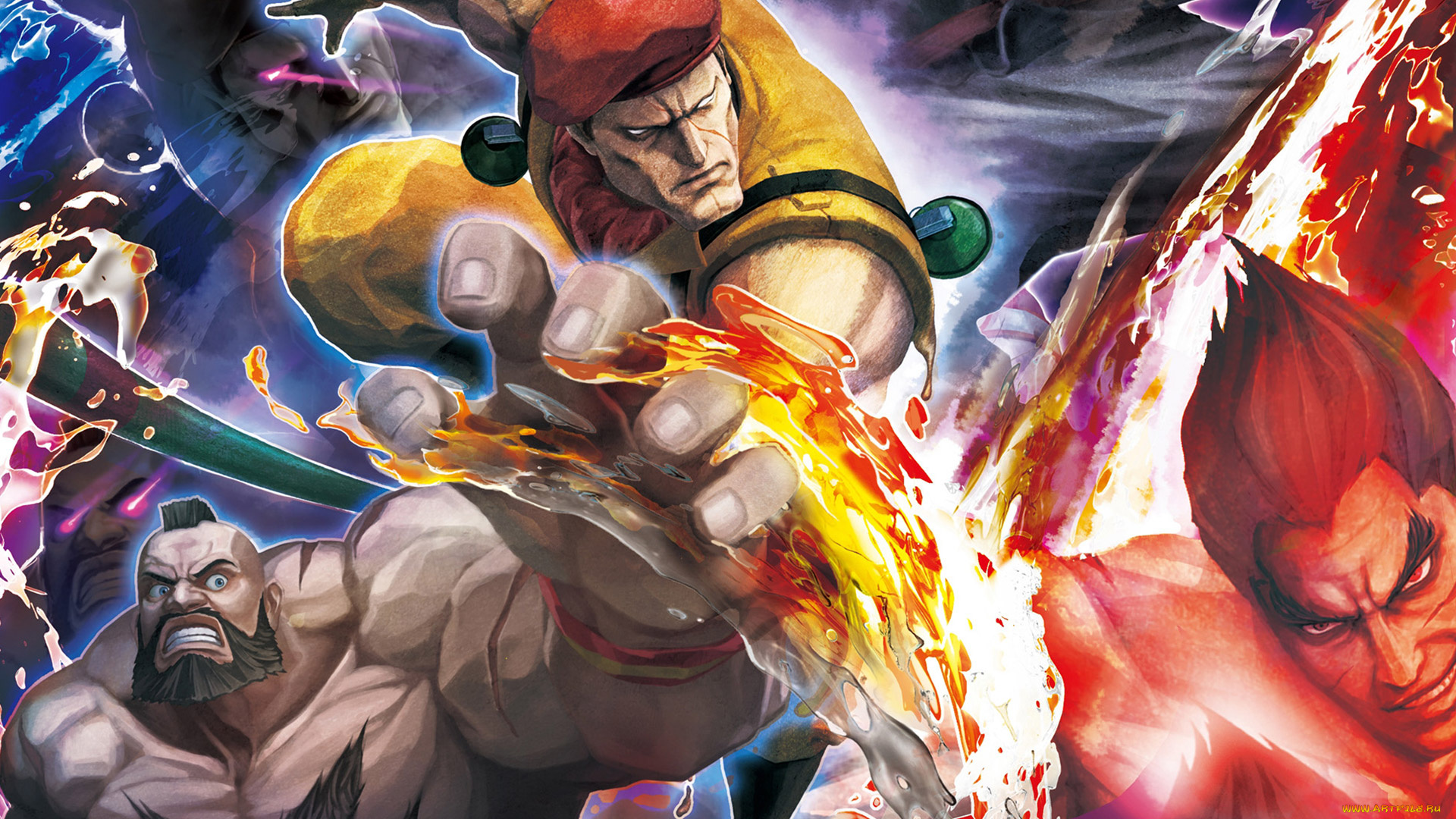 street, fighter, tekken, видео, игры, персонажи