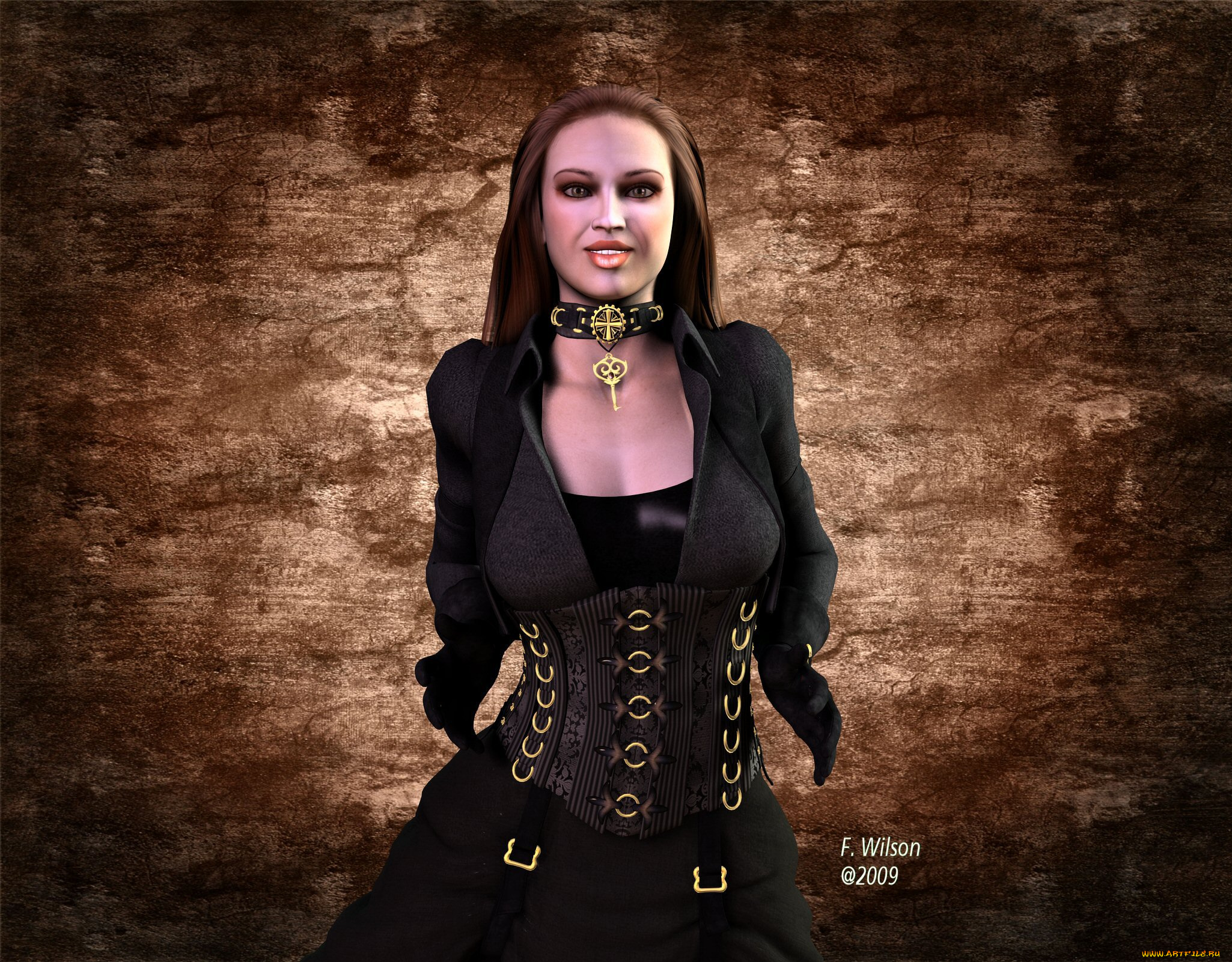 3д, графика, people, люди, улыбка, девушка