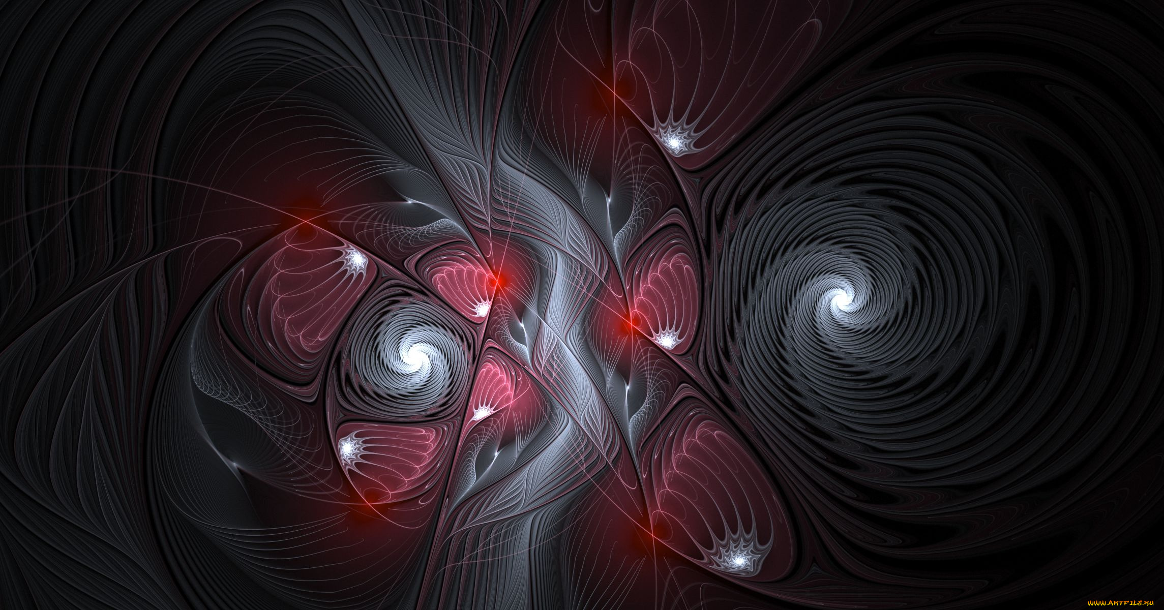 3д, графика, fractal, фракталы, фон, цвета, узор