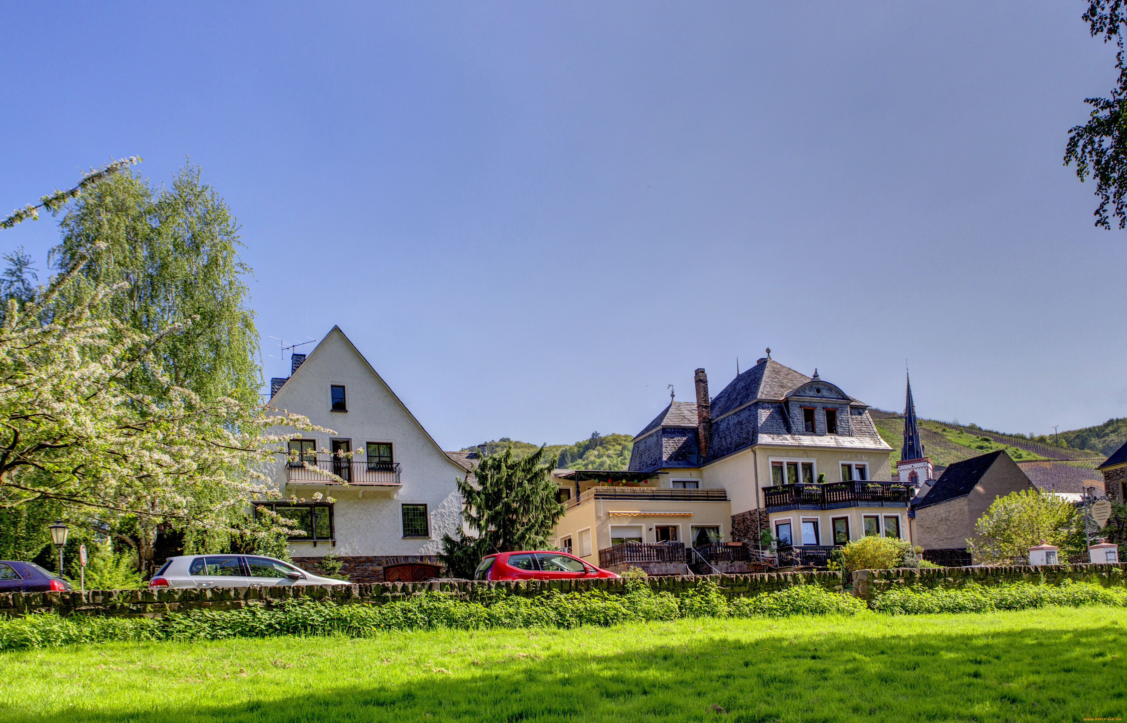 германия, эдигер, эллер, города, улицы, площади, набережные, улица, машины, дома