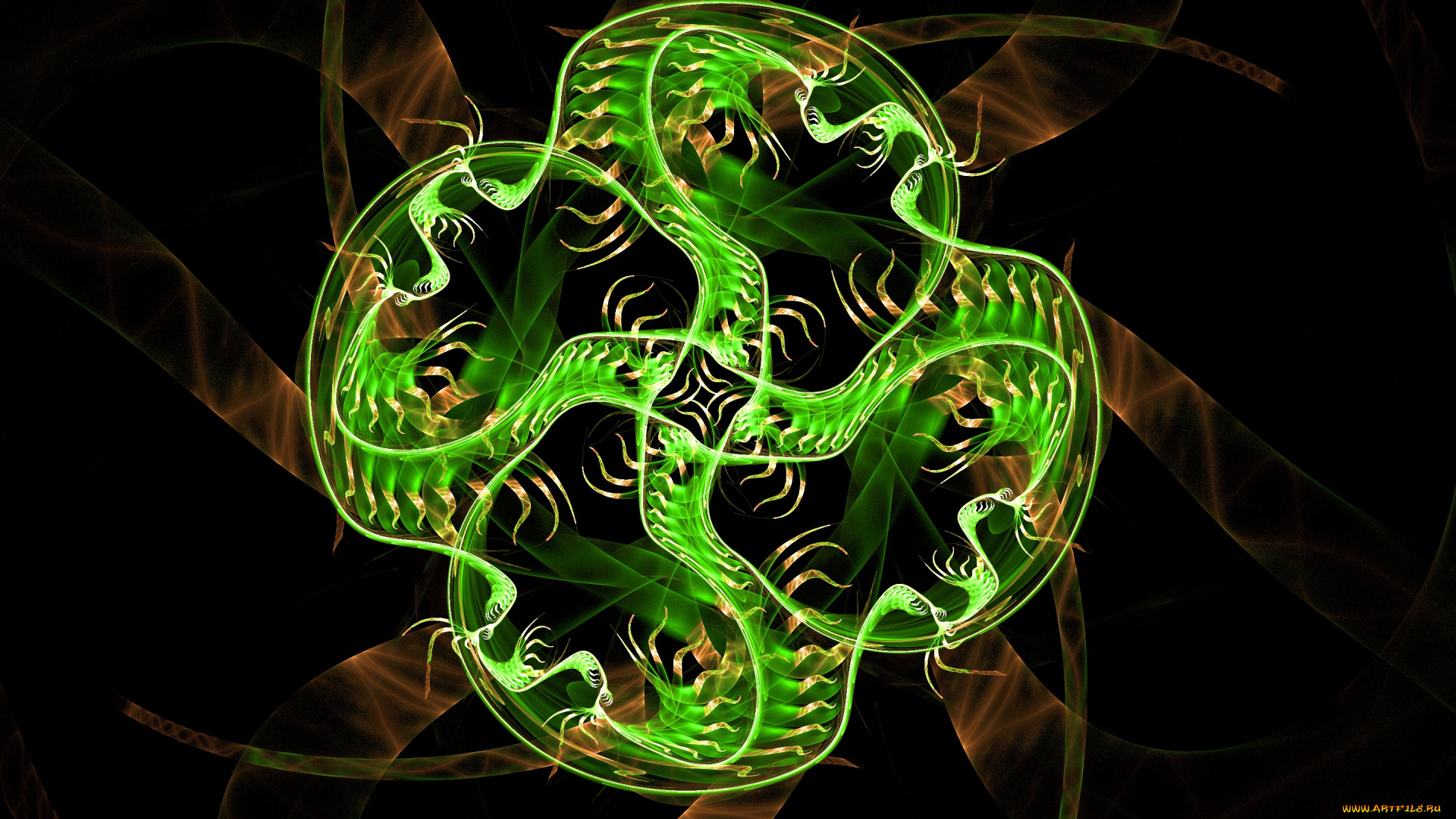 3д, графика, фракталы, , fractal, фон, узор, цвета