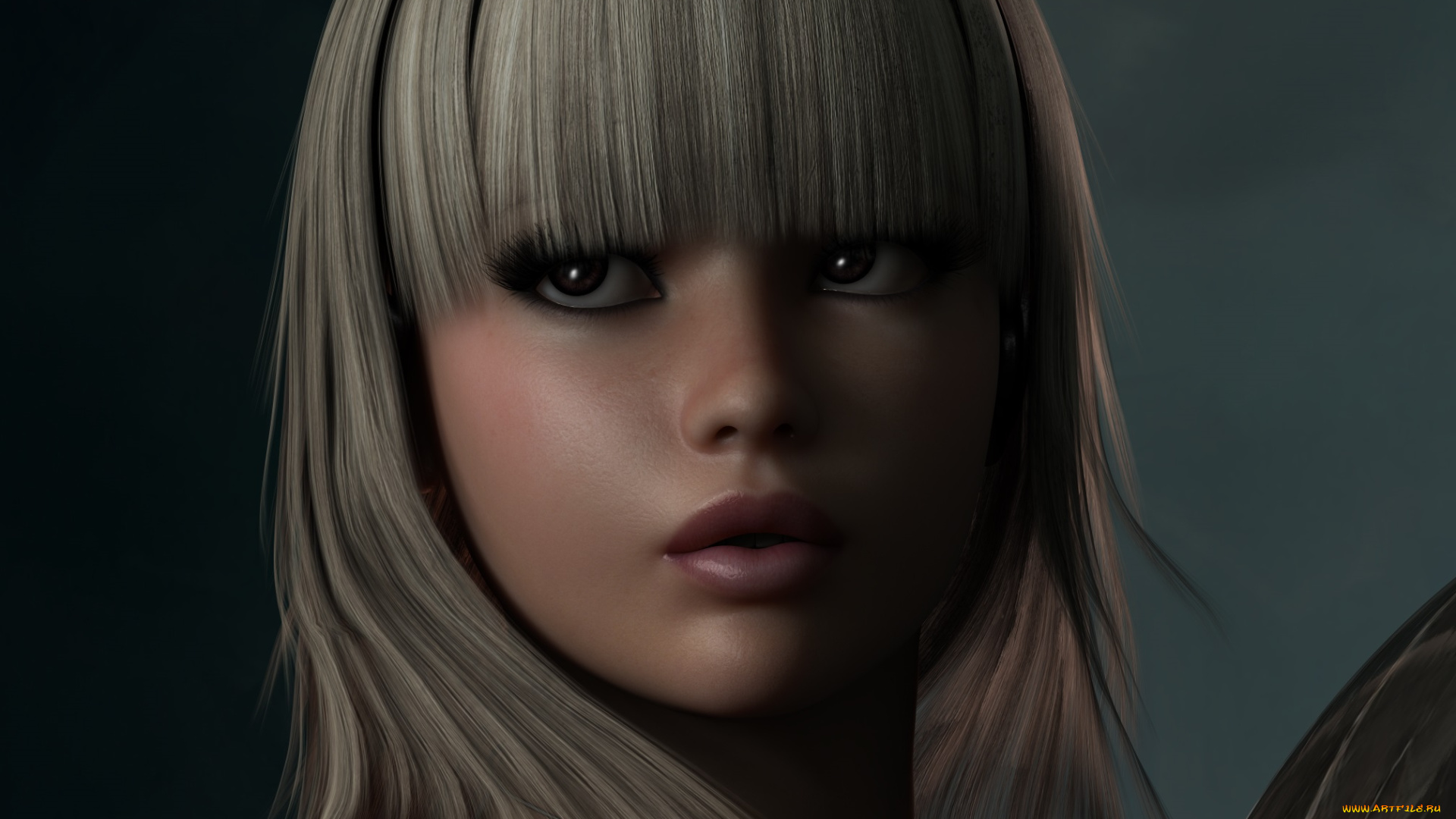 3д, графика, портрет, , portraits, девушка, взгляд