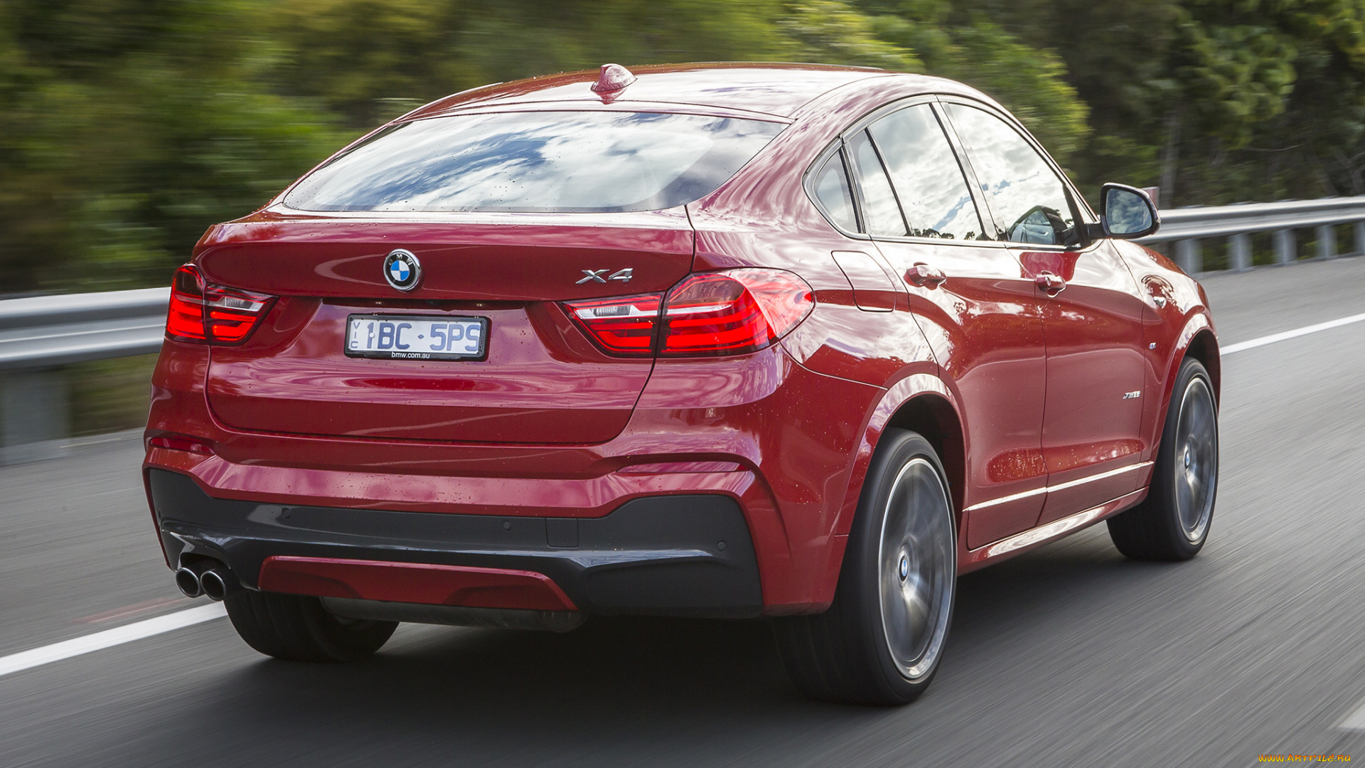 автомобили, bmw, sports, xdrive35i, m, au-spec, 2014г, красный, x4, package