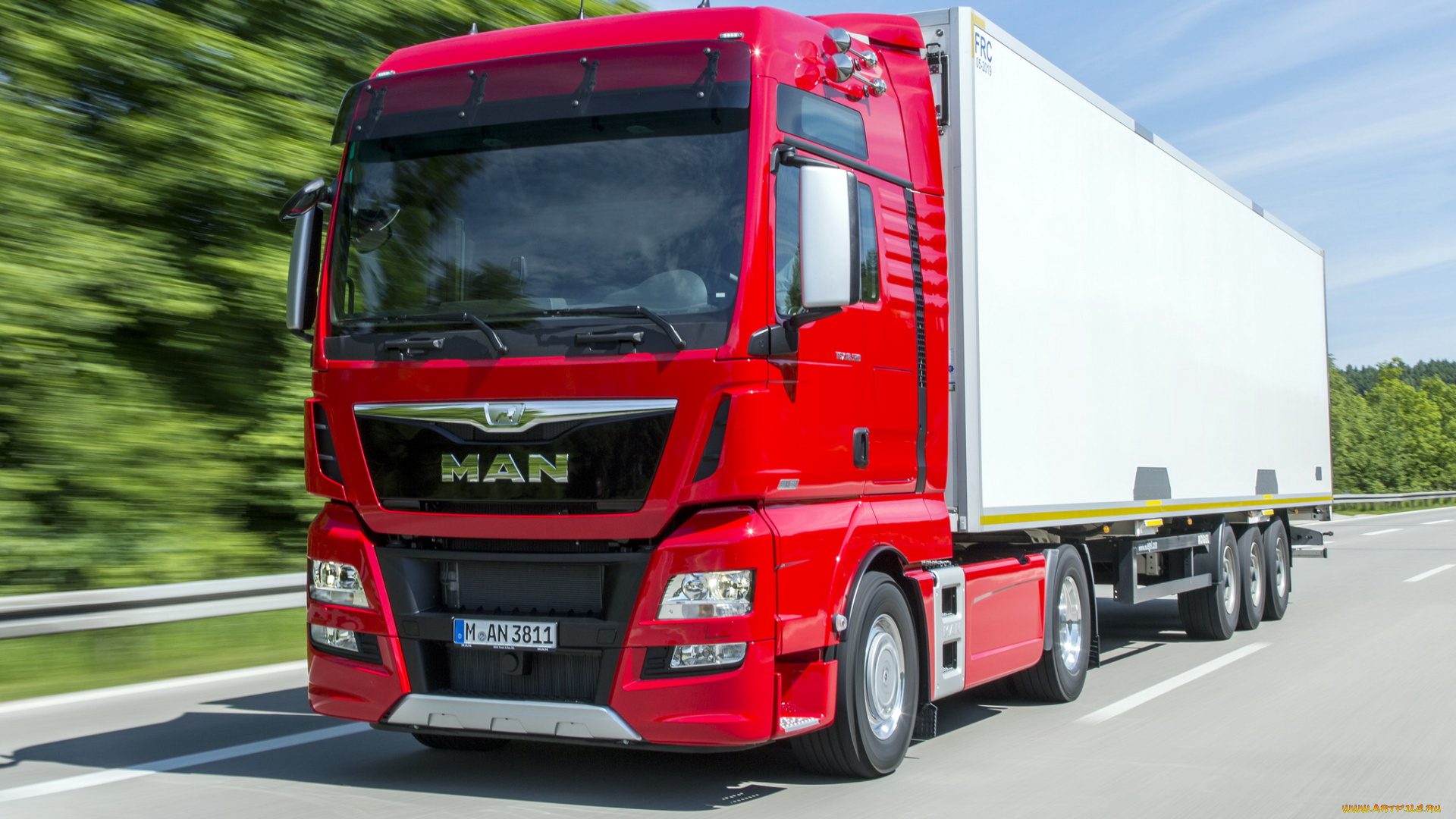 автомобили, man, красный, 2014г, 4x2, 18-560, tgx