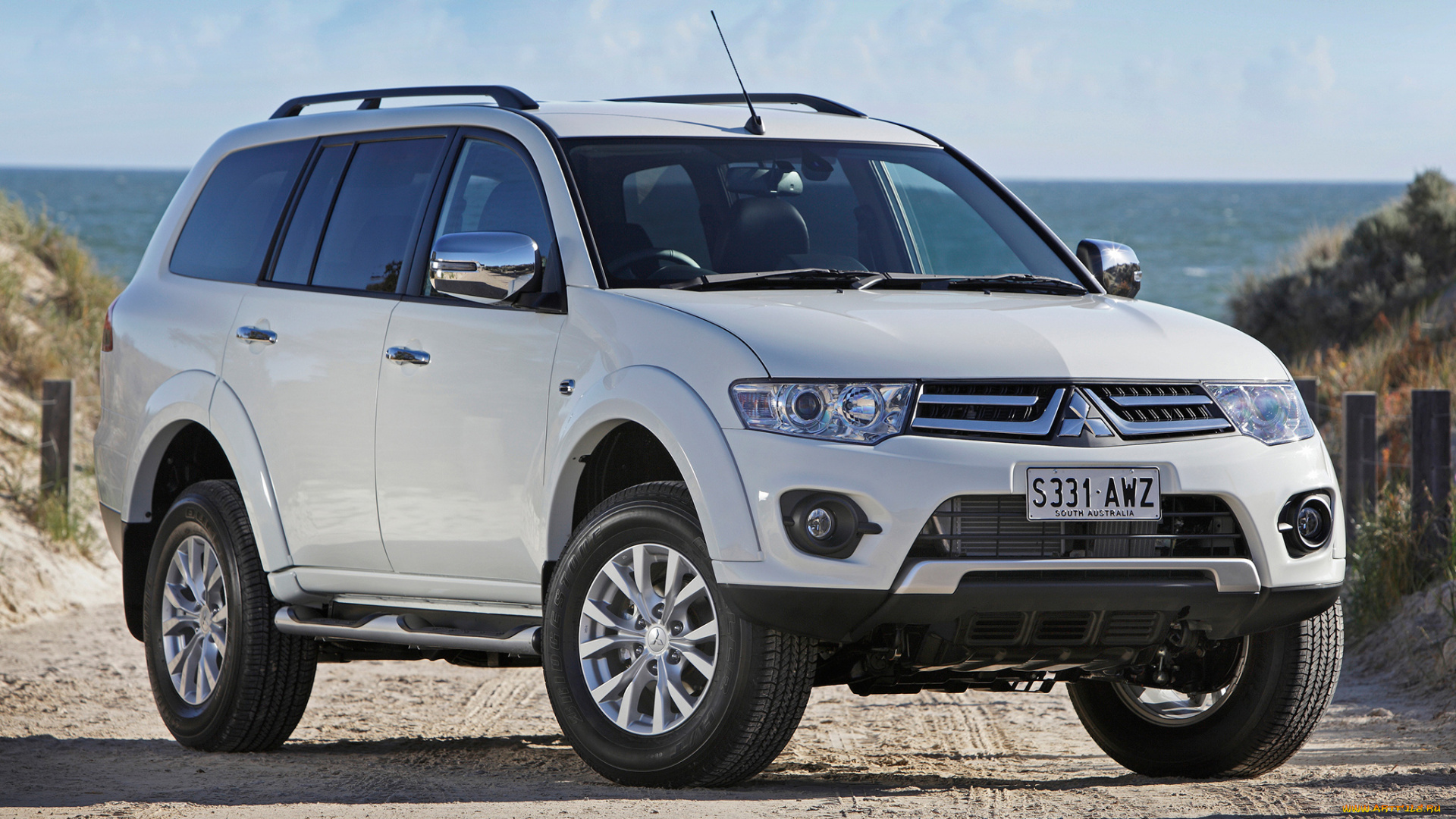 автомобили, mitsubishi, au-spec, challenger, светлый, 2013г