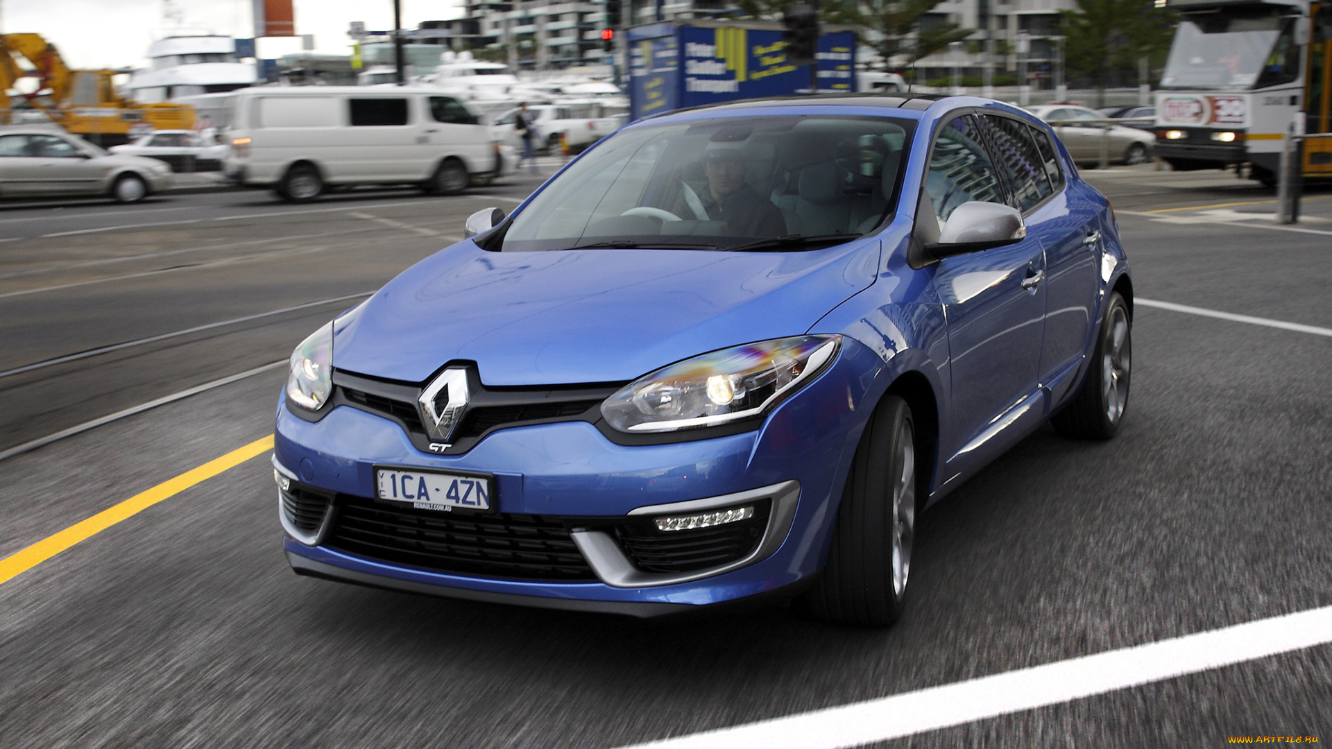 автомобили, renault, синий, 2014г, au-spec, gt, 220, mеgane